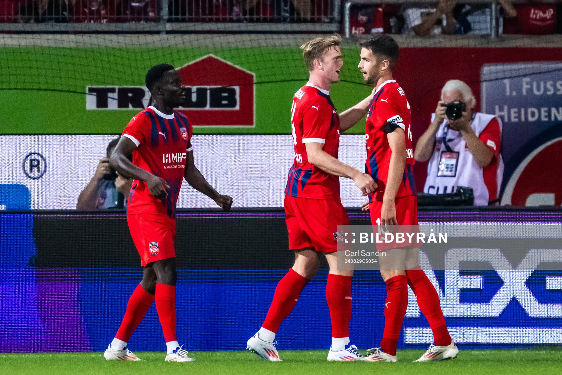 Jonas Föhrenbach and Mikkel Kaufmann of Heidenheim