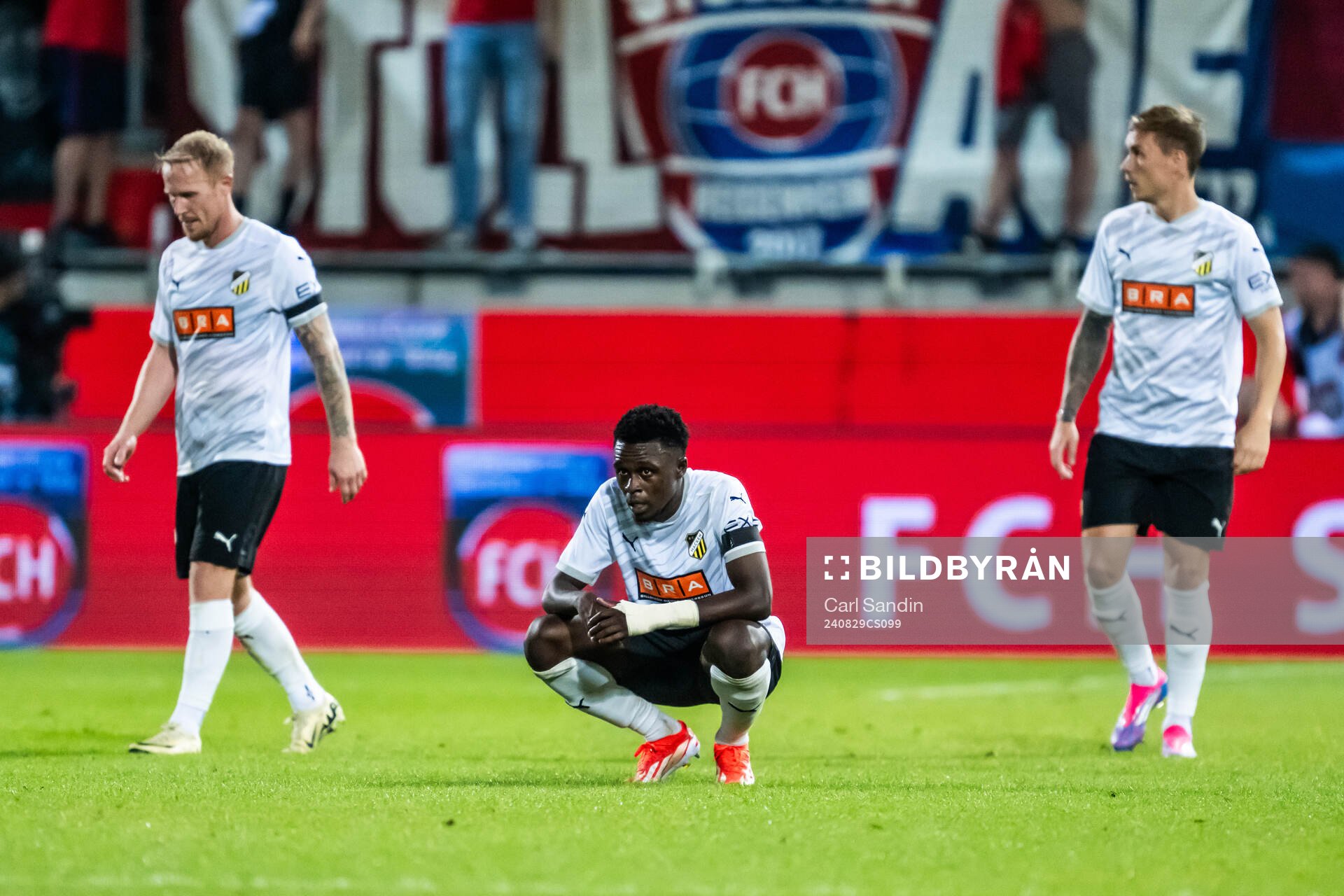 Zeidane Inoussa of Häcken looks dejected