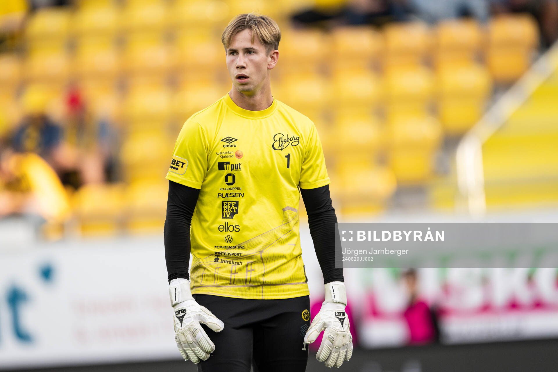 Goalkeeper Melker Uppenberg of Elfsborg