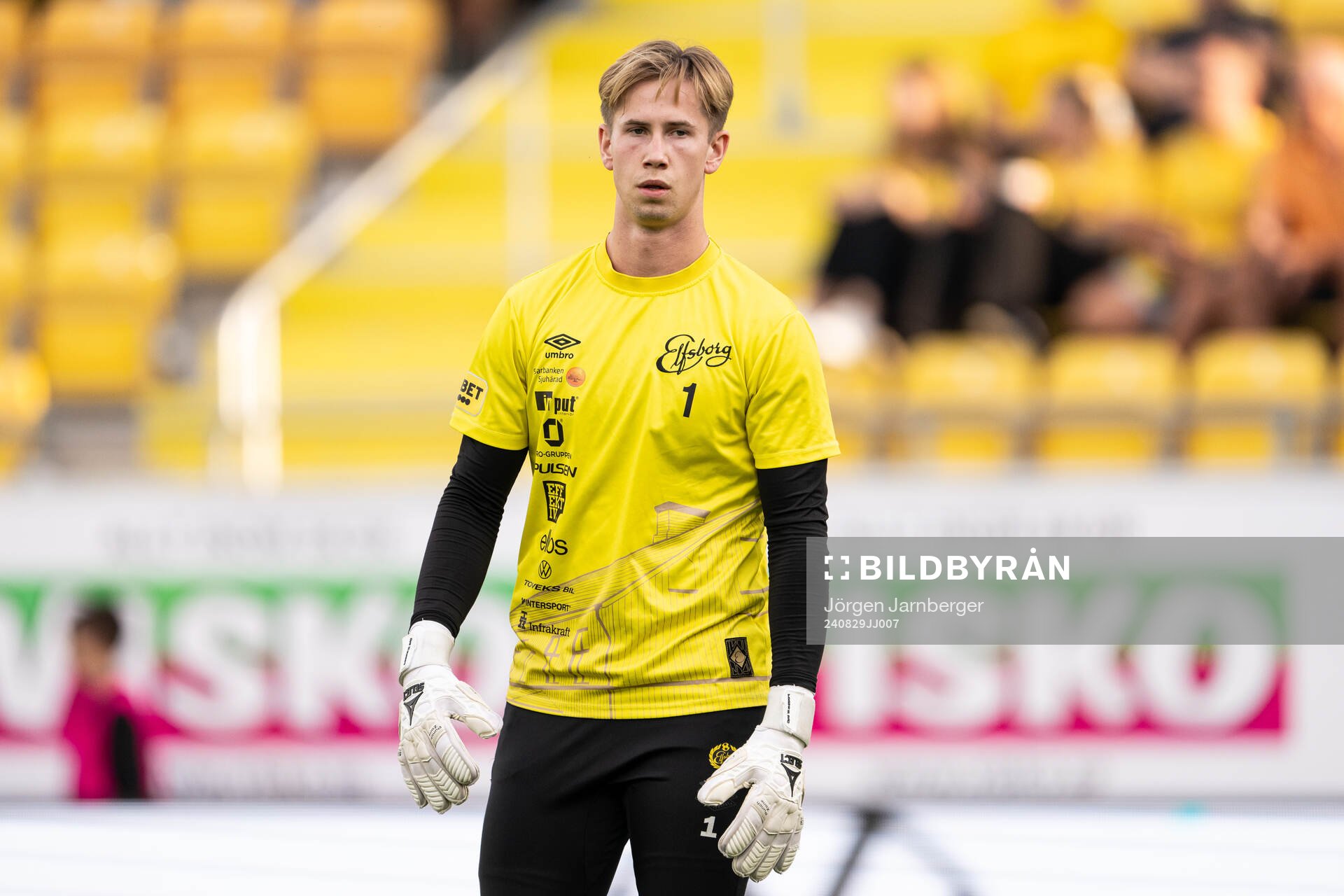 Goalkeeper Melker Uppenberg of Elfsborg of Elfsborg