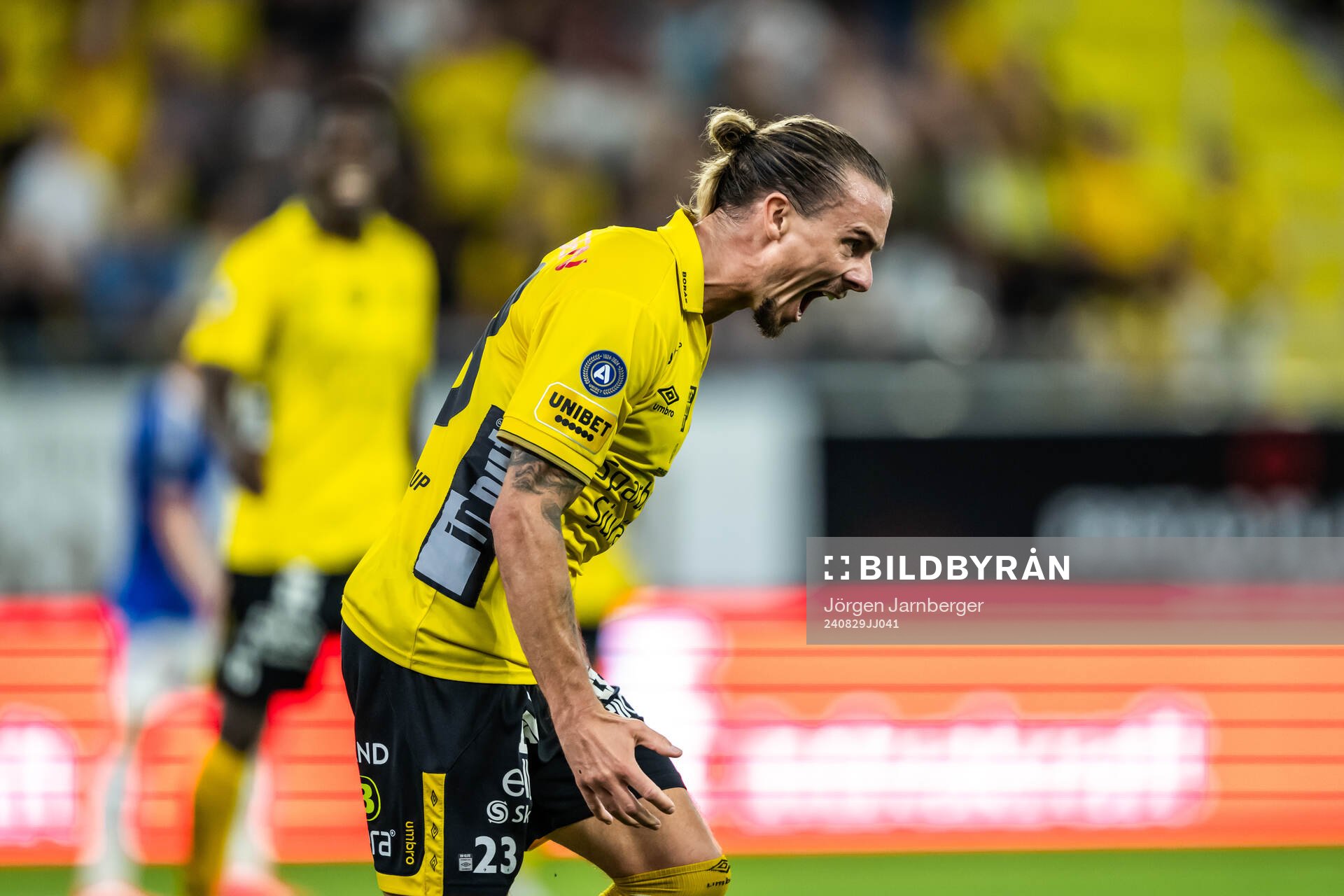 Niklas Hult of Elfsborg reacts