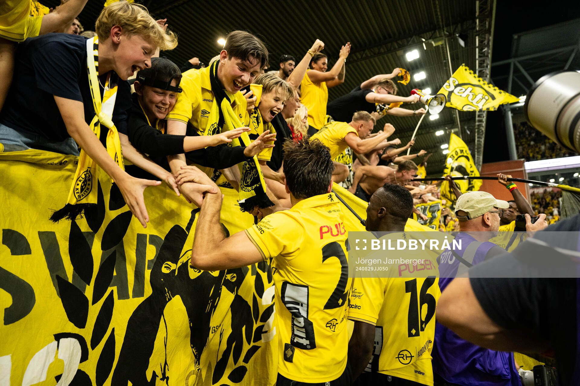 Players of Elfsborg celebrate