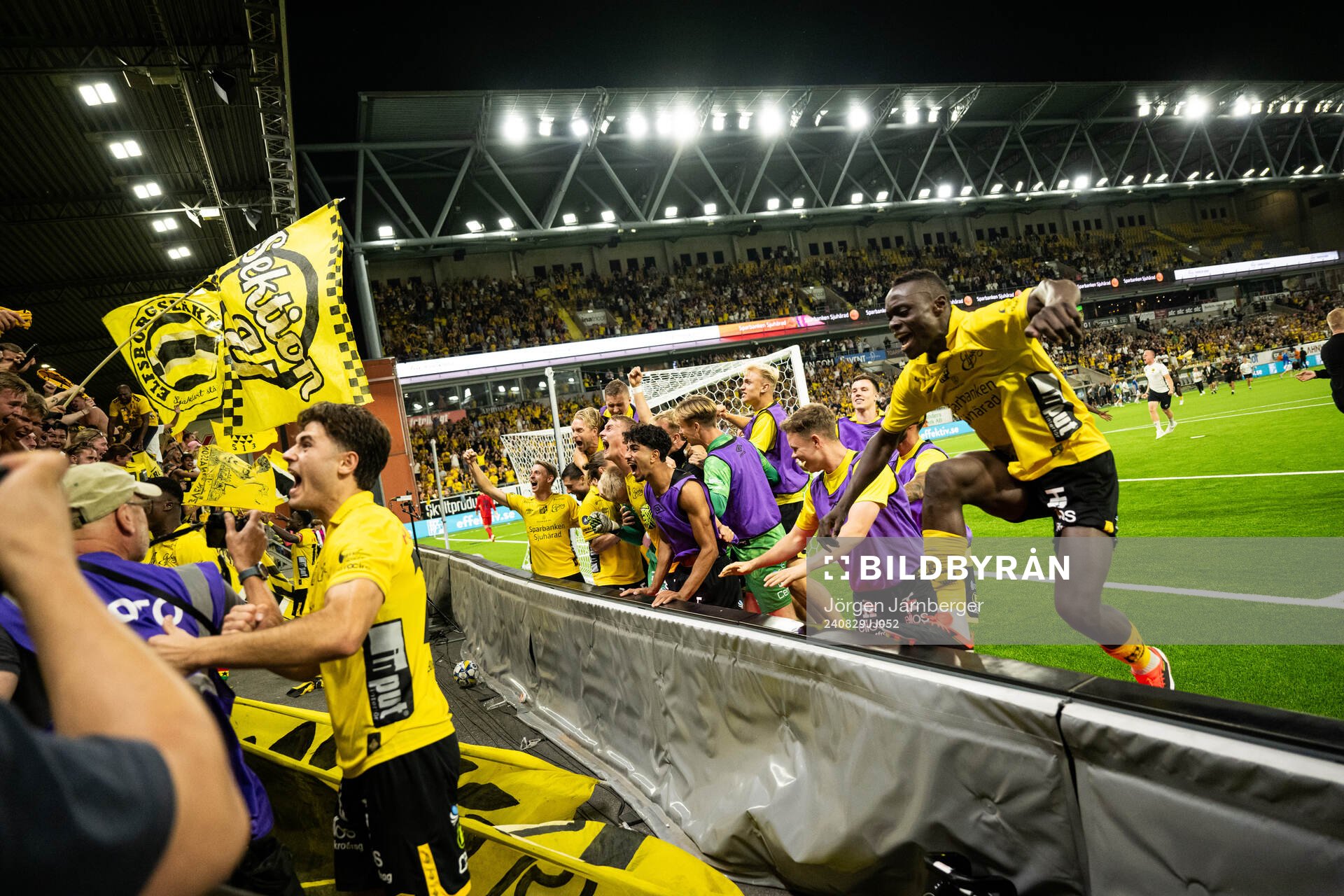 Players of Elfsborg celebrate