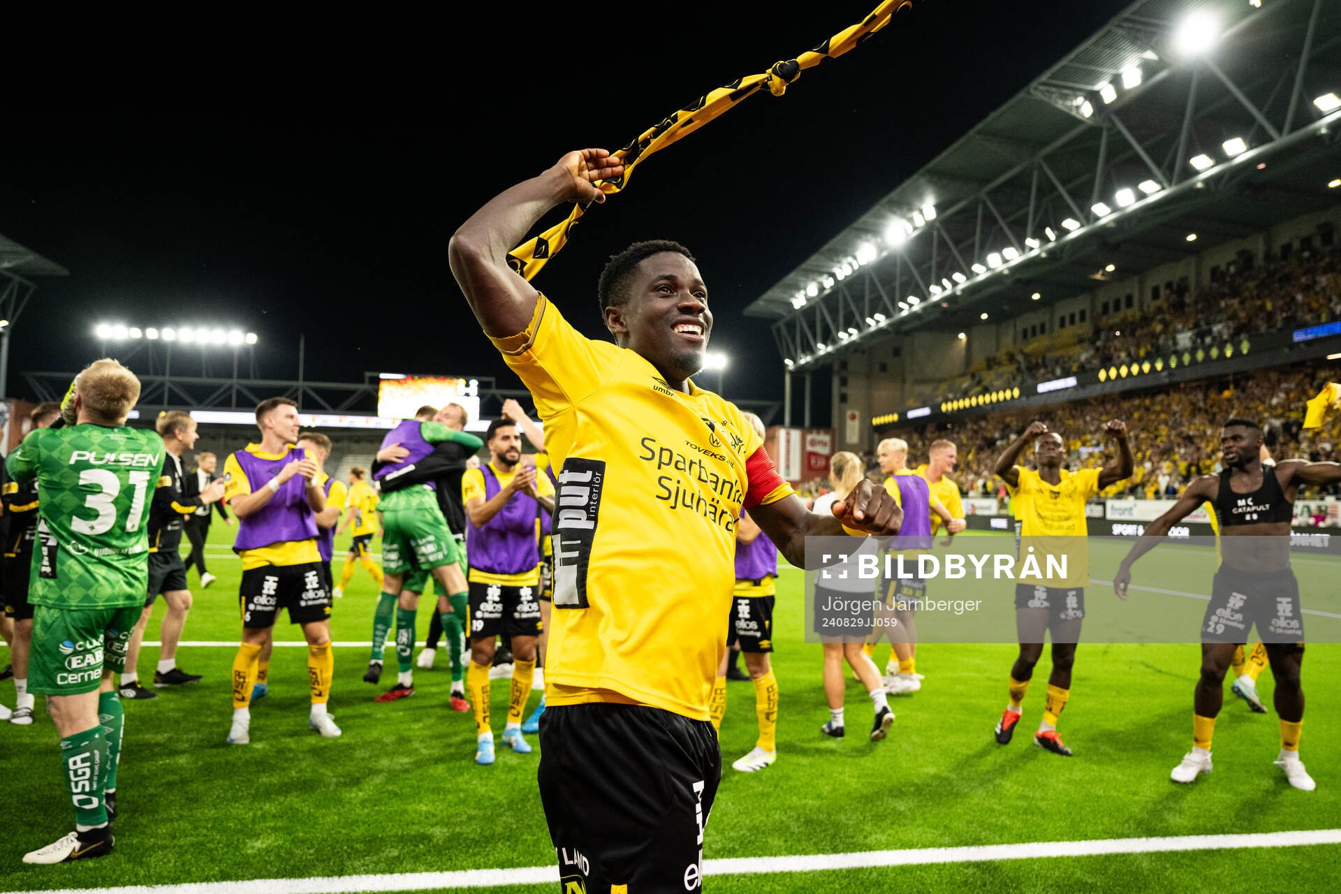 Players of Elfsborg celebrate