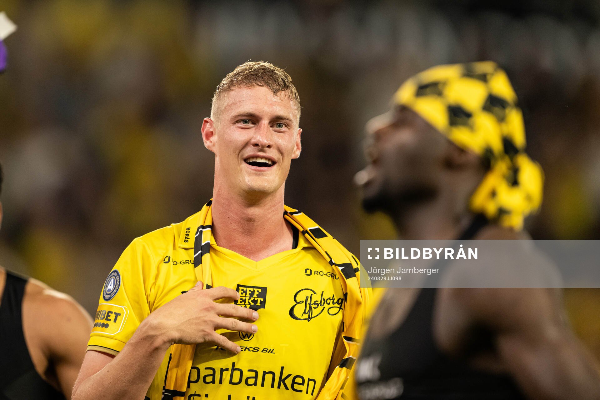 Emil Holten of Elfsborg celebrate