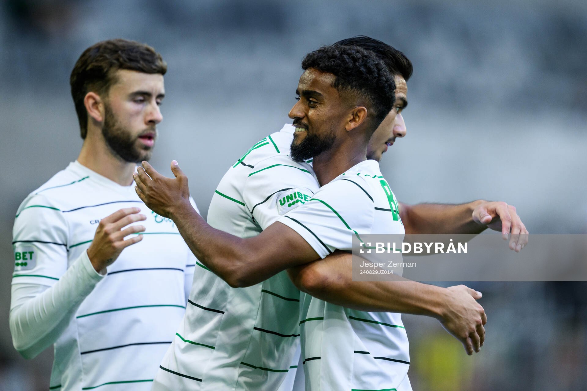 Hammarbys Jusef Erabi och Tesfaldet Tekie