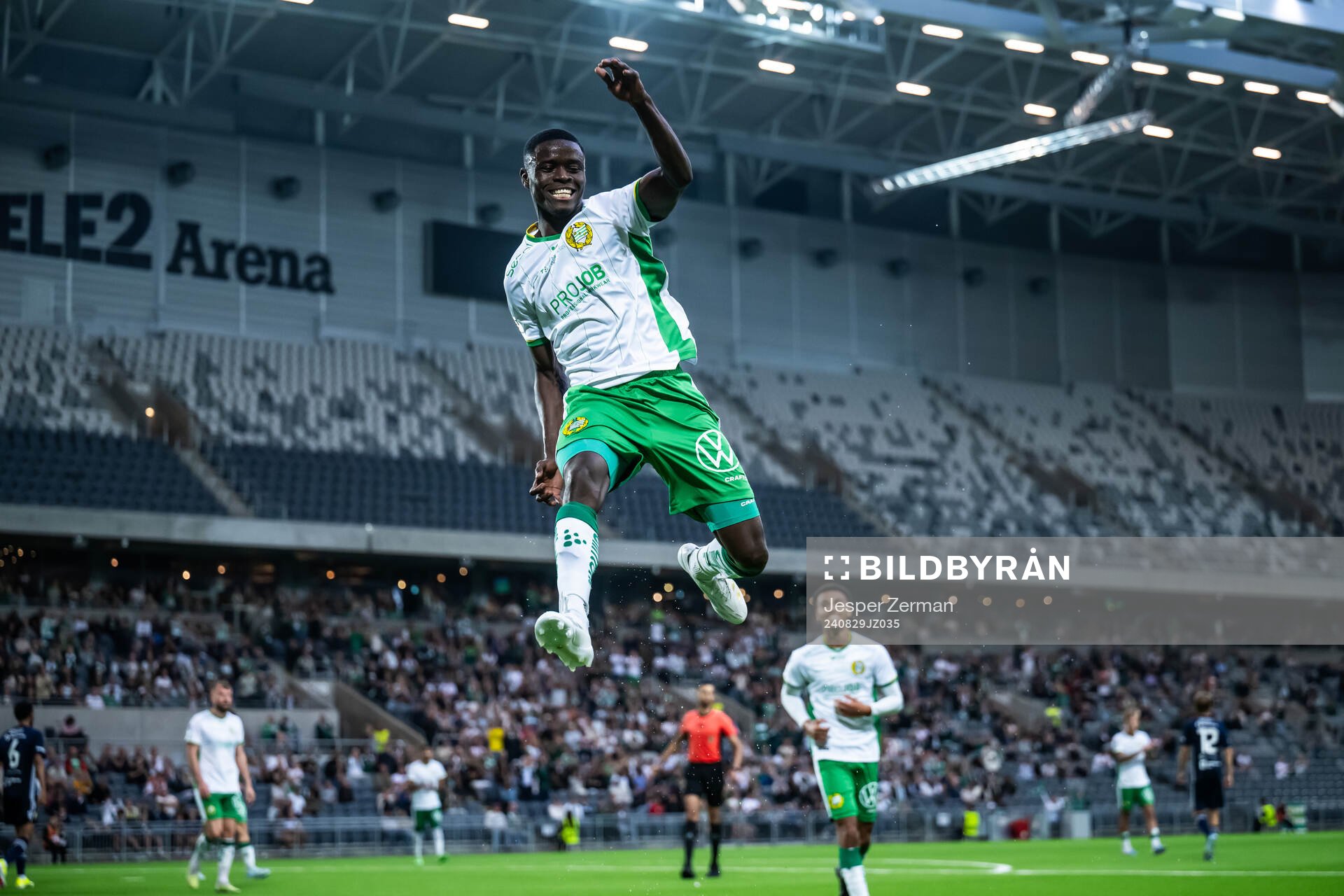 Hammarbys Ibrahima Breze Fofana jublar