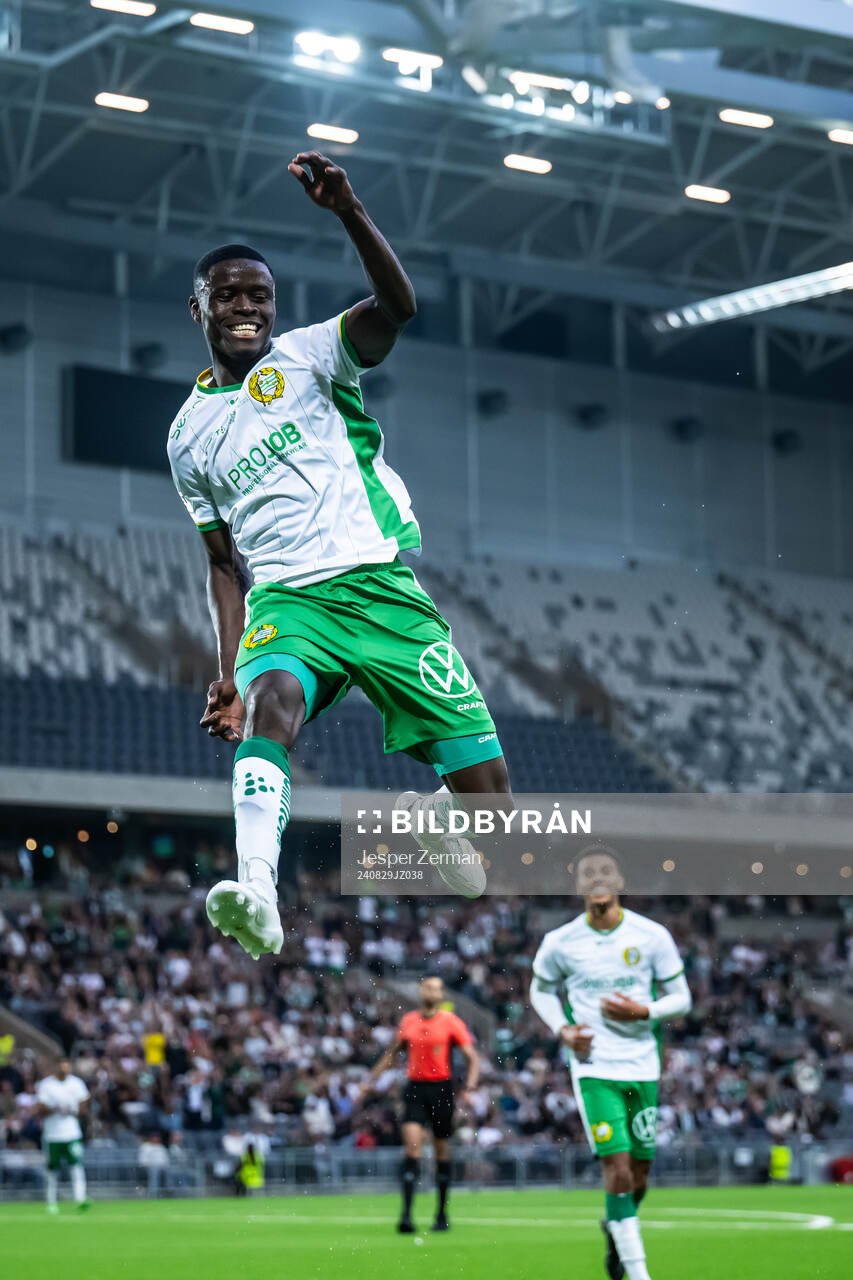 Hammarbys Ibrahima Breze Fofana jublar