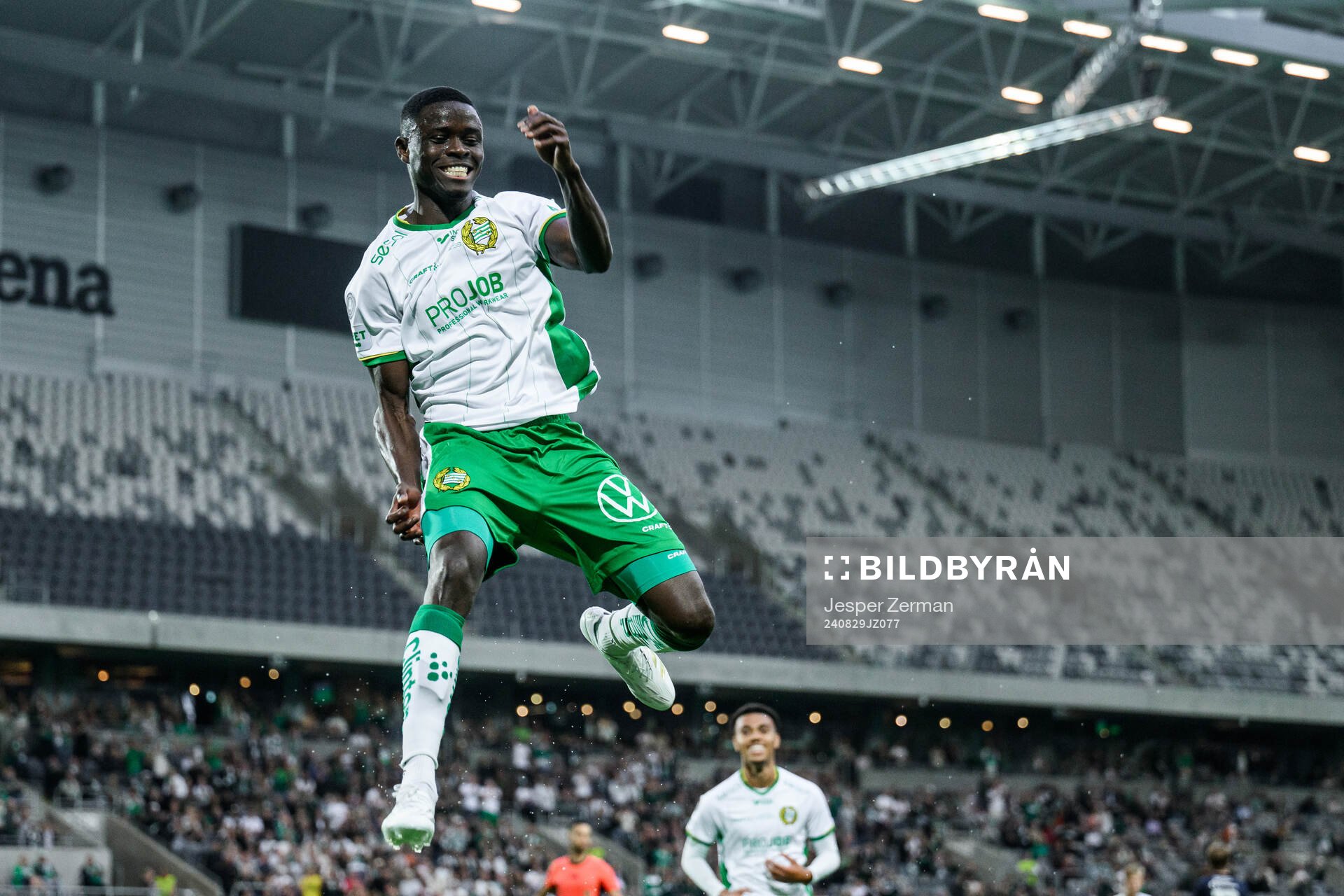 Hammarbys Ibrahima Breze Fofana jublar