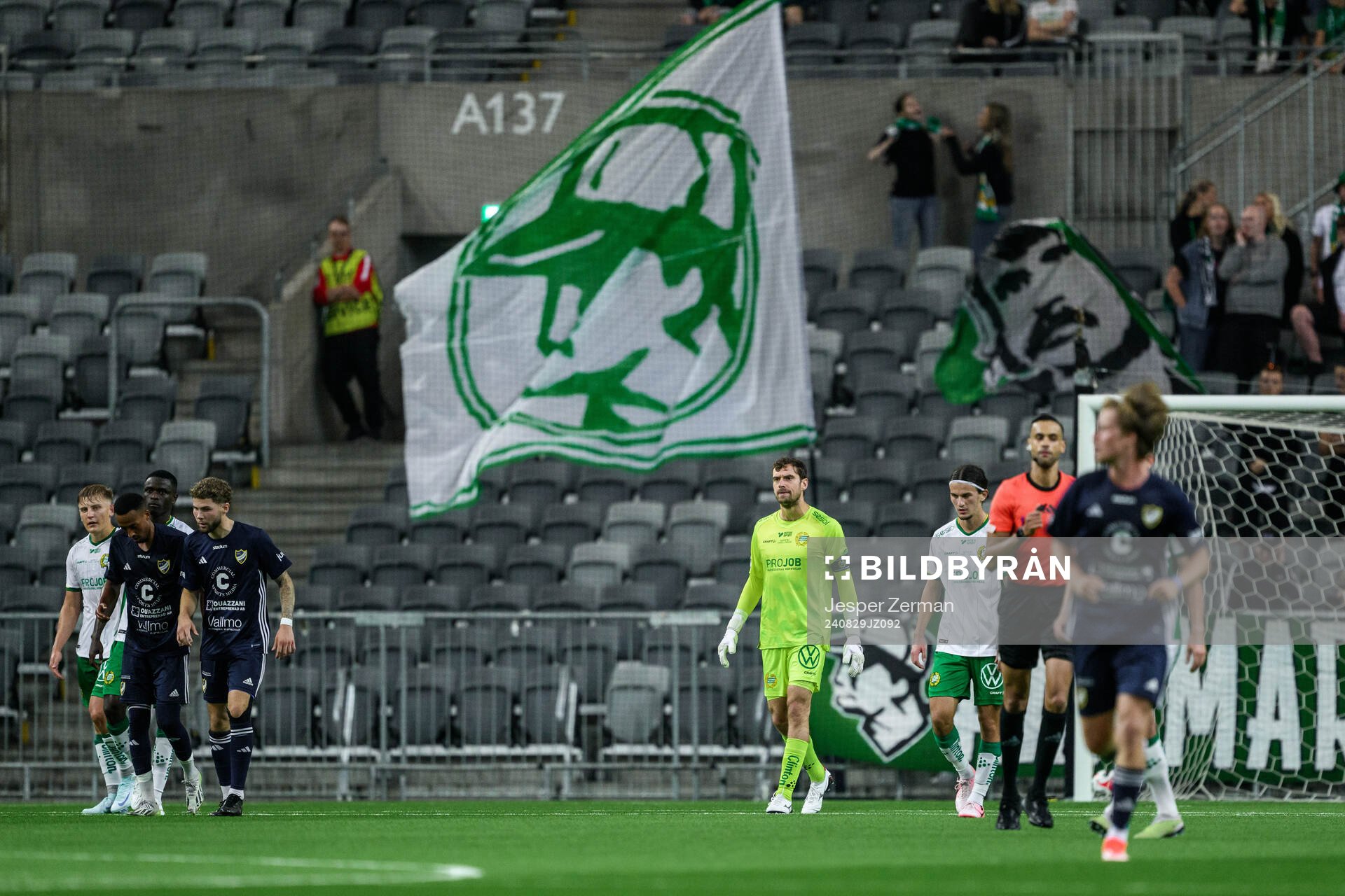 Hammarbys målvakt Davor Blazevic deppar