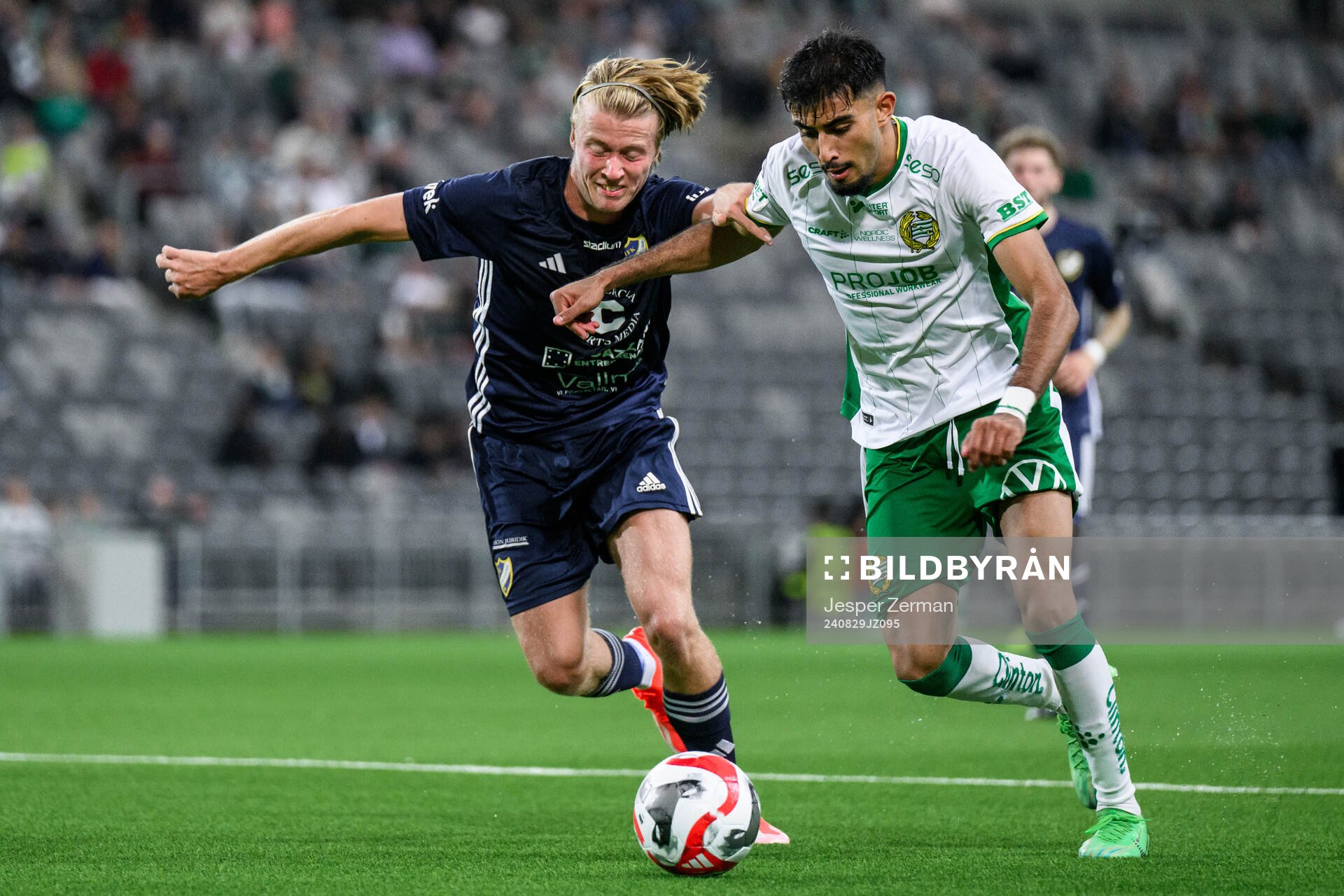 IFK Stocksunds Luca Treacy Kullenberg och Hammarbys