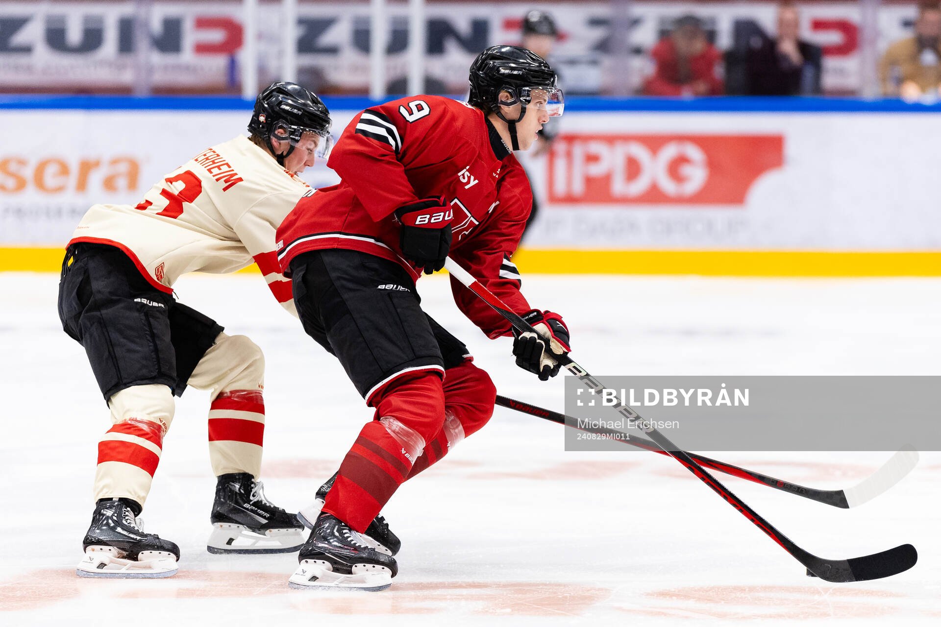 Malmö Redhawks Petter Vesterheim och Örebros Niklas