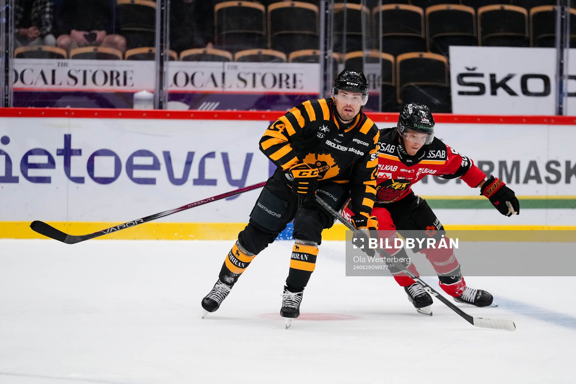 Skellefteås Andreas Johnson och Luleås Jesper Sellgren