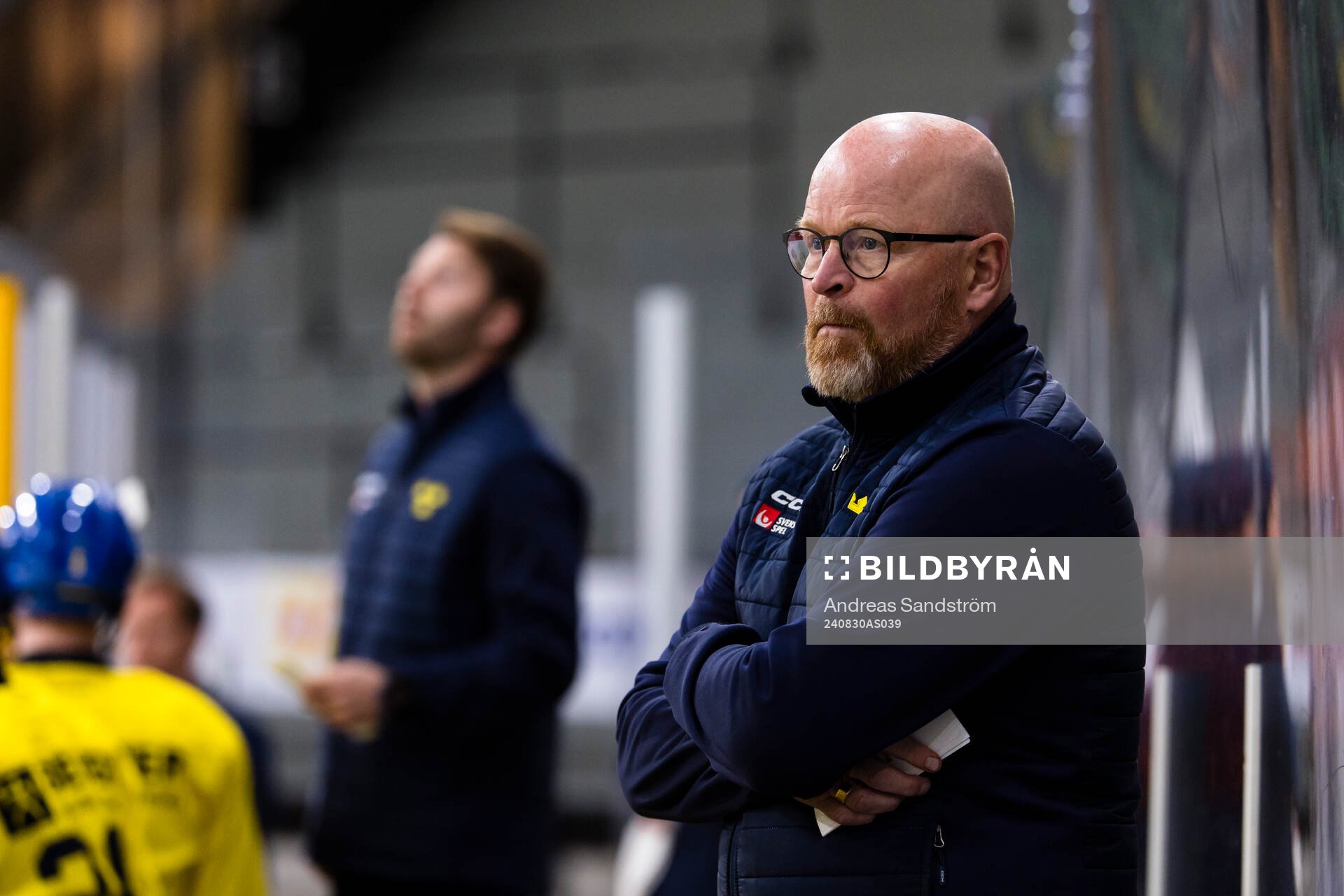 Head coach Johan Rosén of Sweden