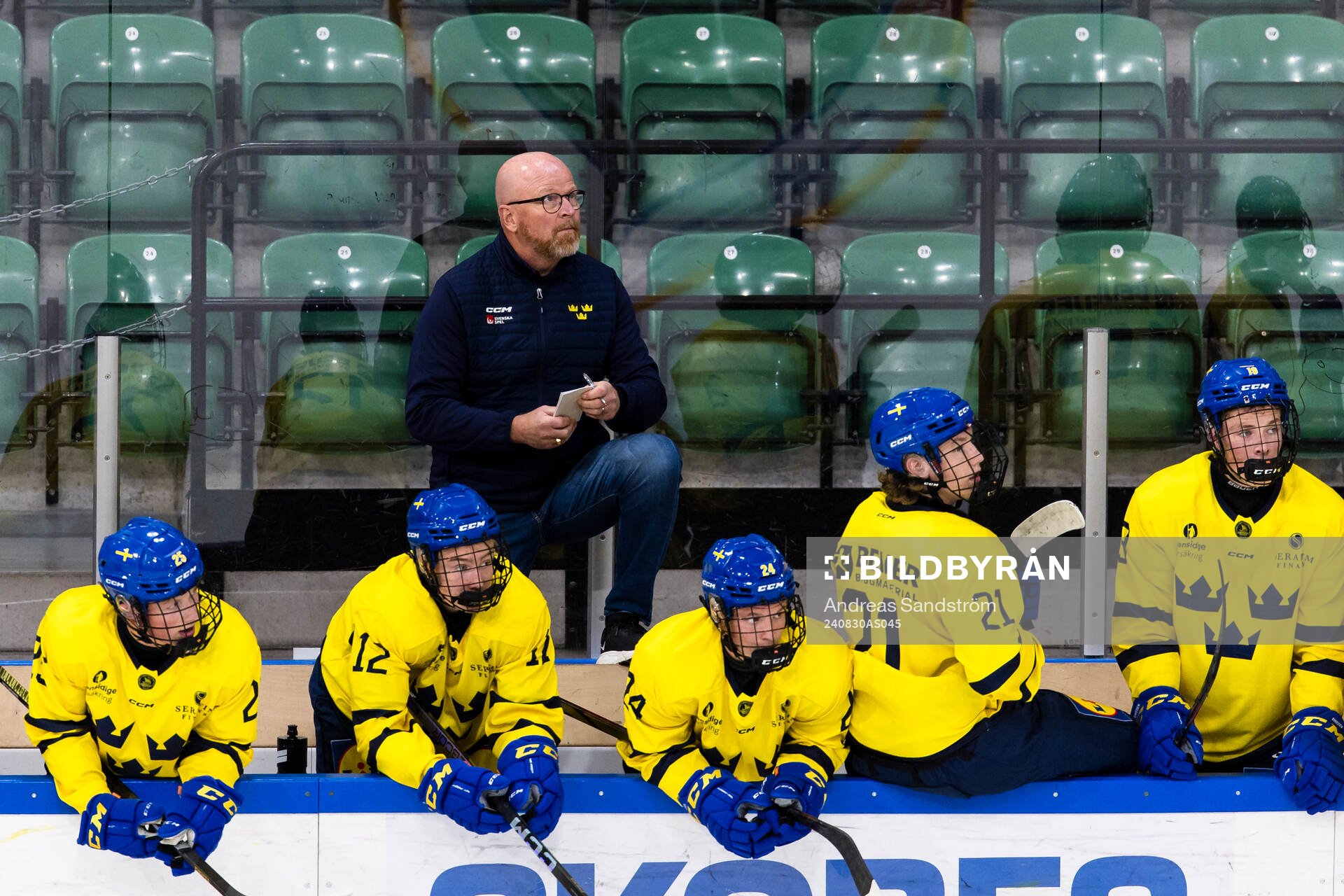 Head coach Johan Rosén of Sweden
