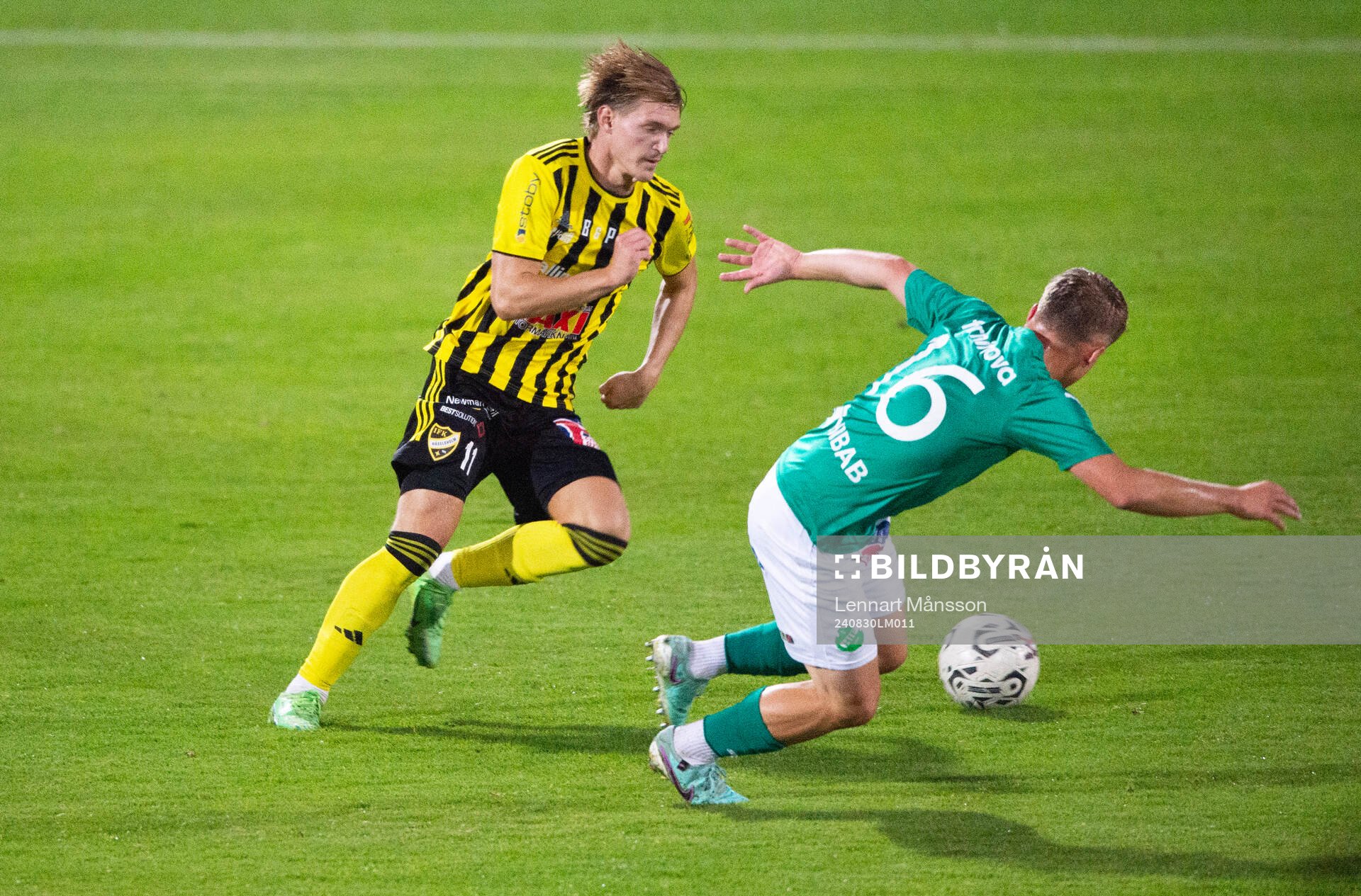 IFK Hässleholms Kasper Månsson i matchen i division 2
