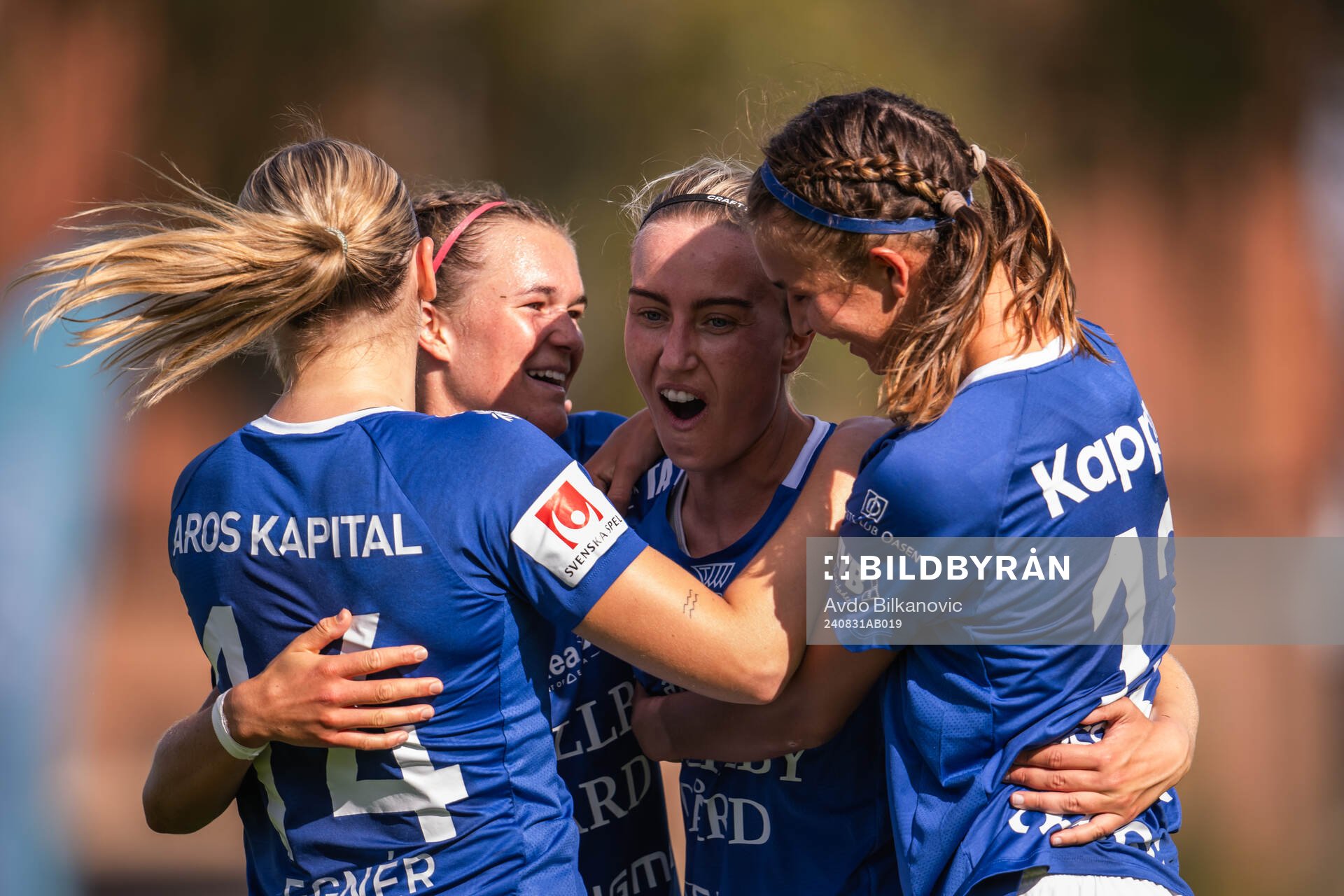 Trelleborgs Viktoria Persson jublar