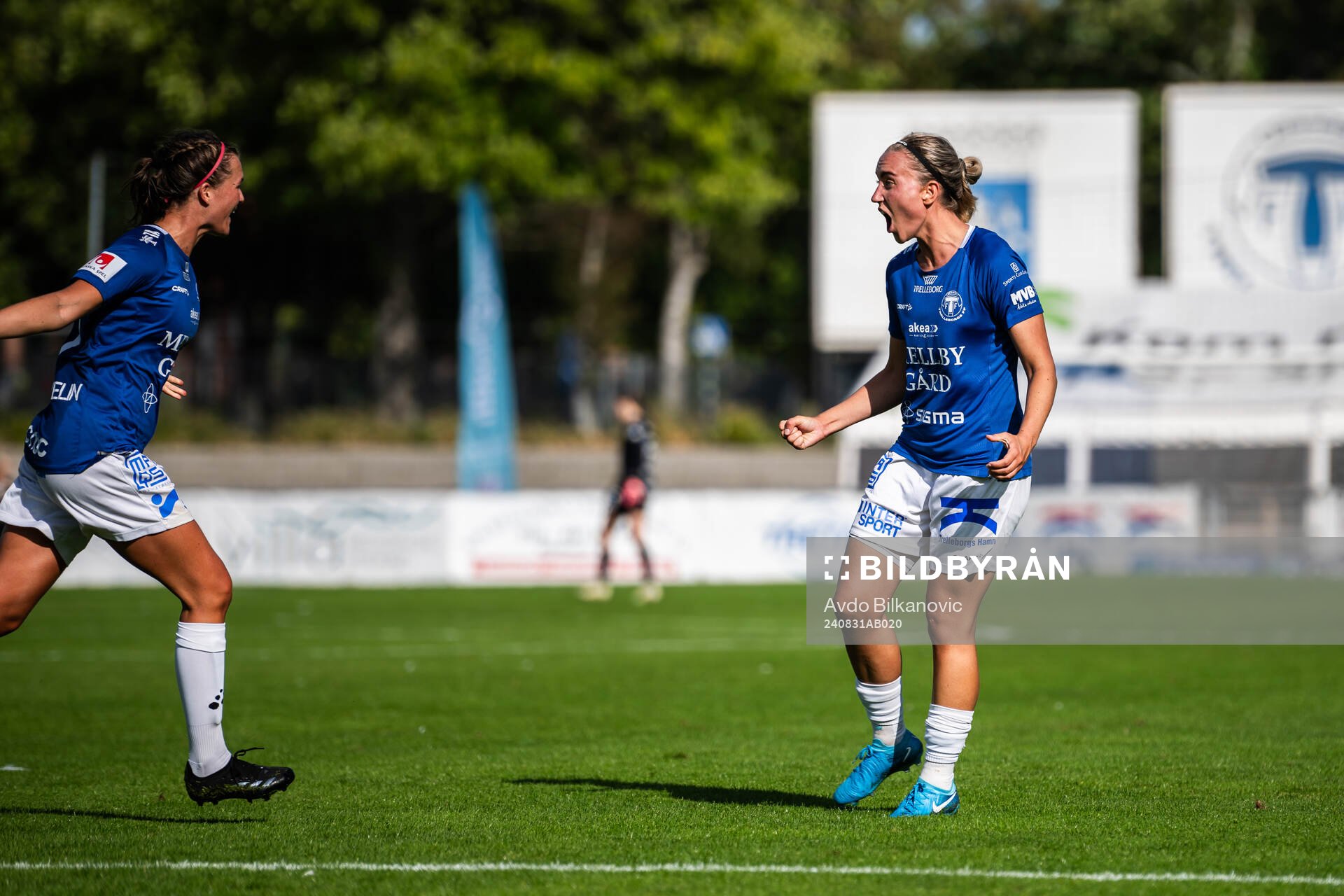 Trelleborgs Viktoria Persson jublar
