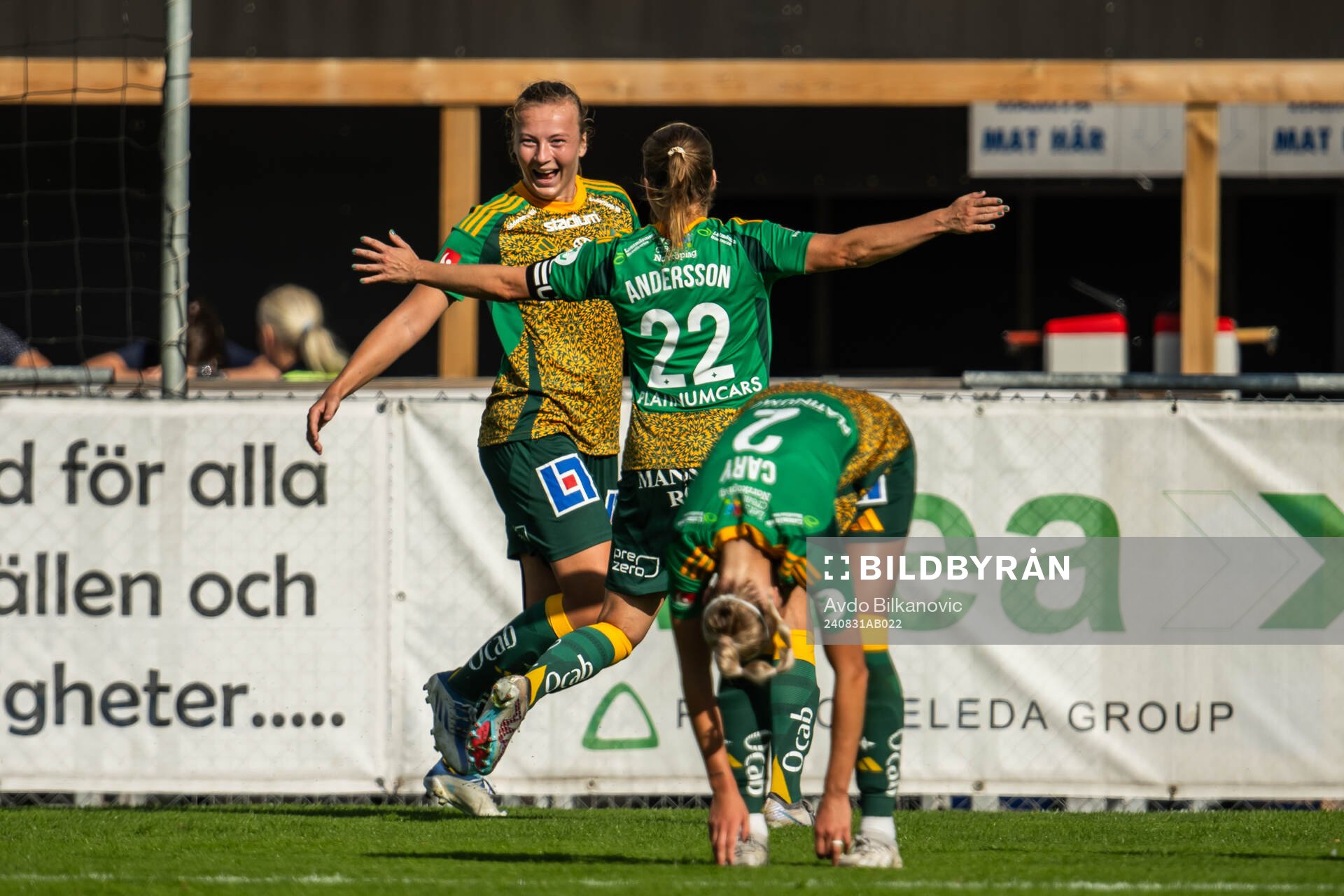 IFK Norrköpings Sara Kanutte Fornes jublar