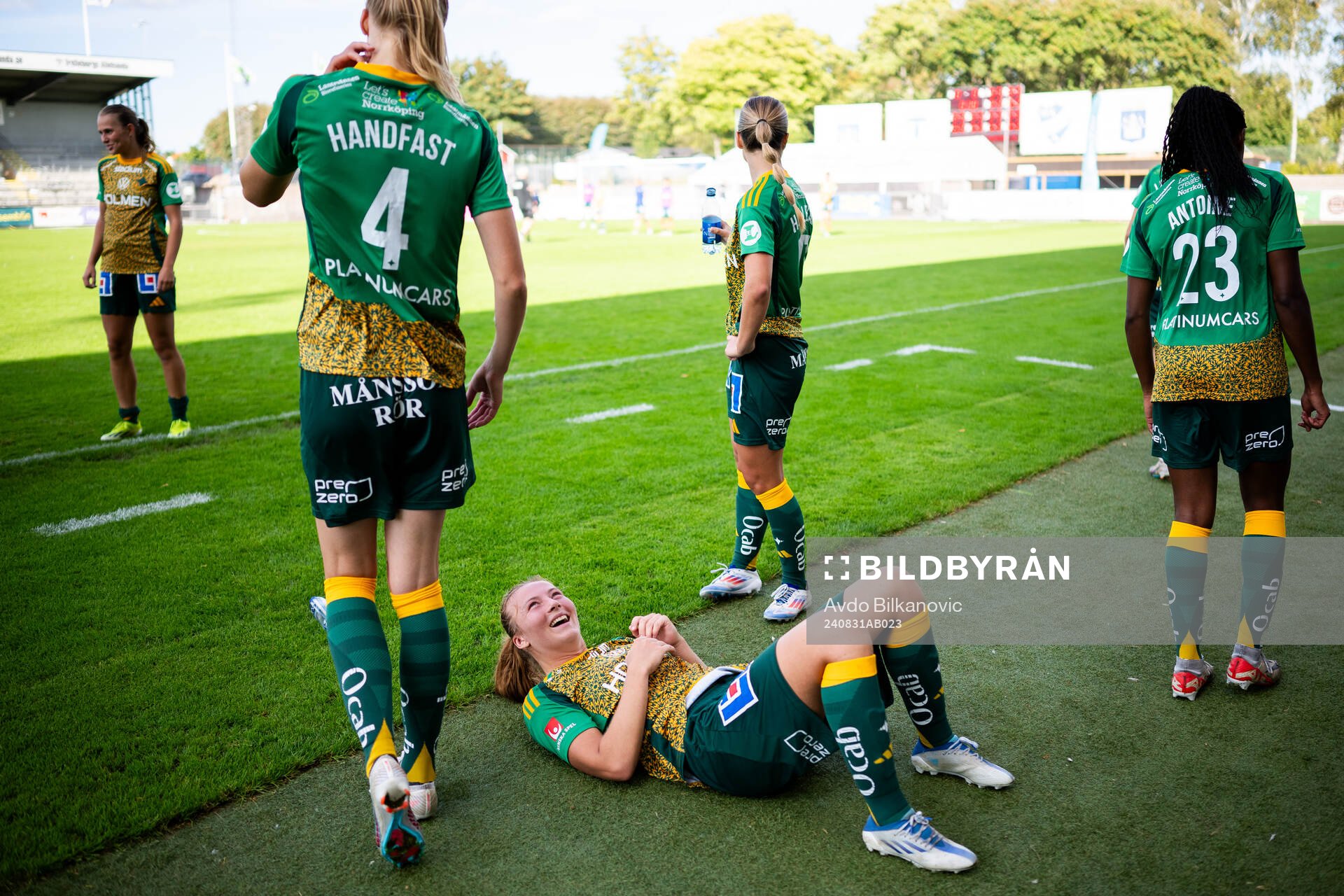 IFK Norrköpings Sara Kanutte Fornes jublar