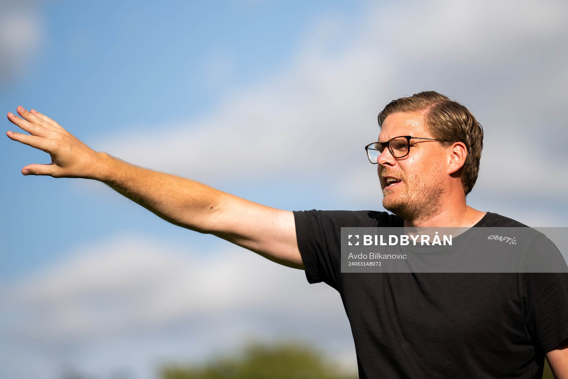 Trelleborgs tränare Joakim Felldin