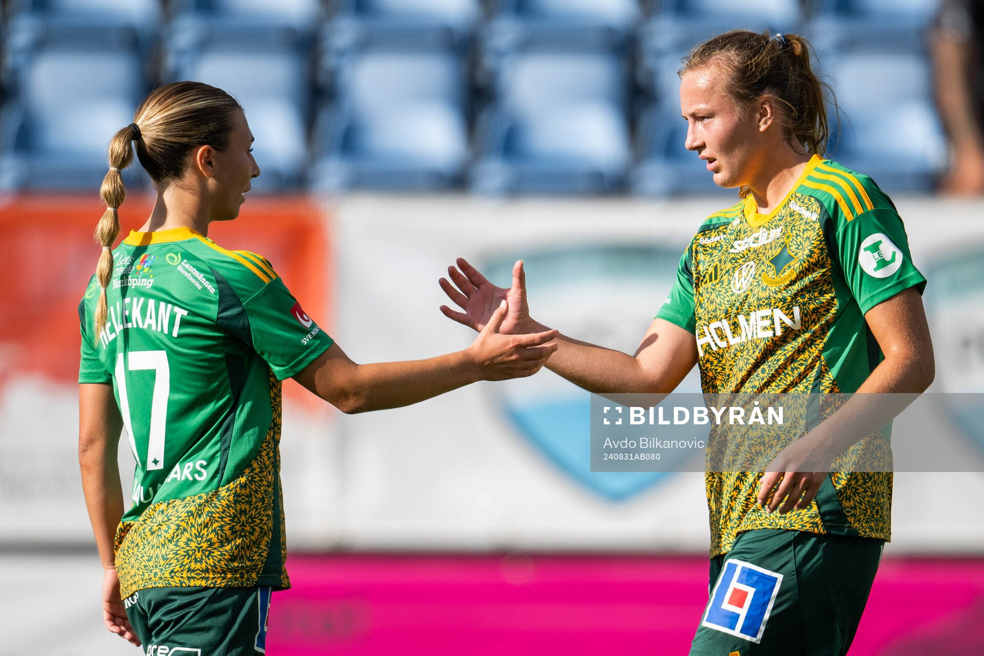 IFK Norrköpings Sara Kanutte Fornes och Alexandra