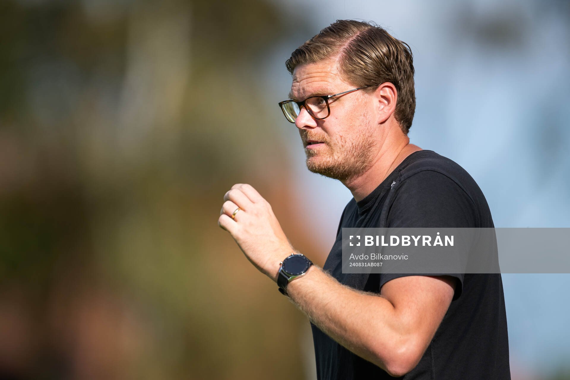Trelleborgs tränare Joakim Felldin