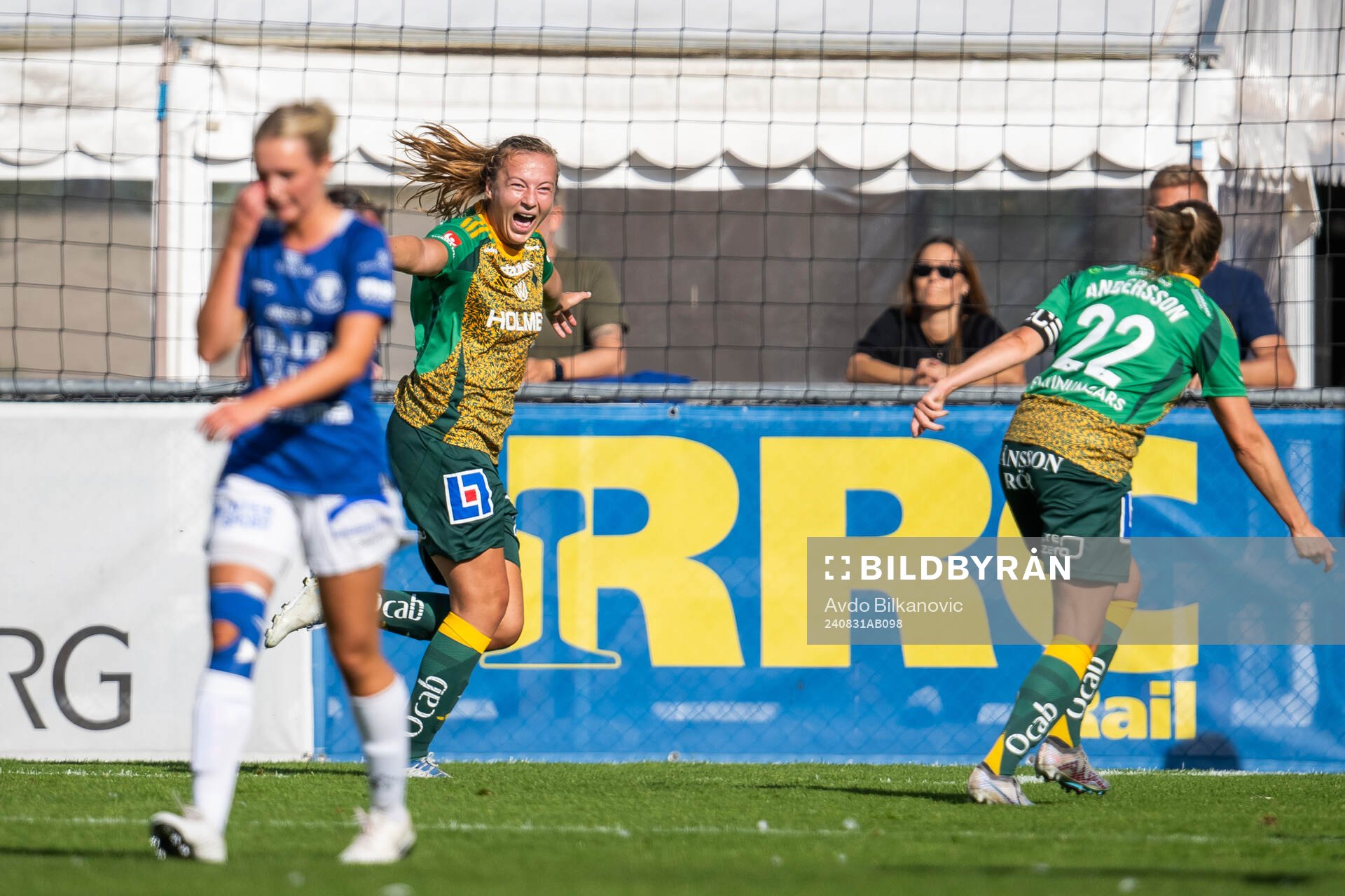 IFK Norrköpings Sara Kanutte Fornes jublar