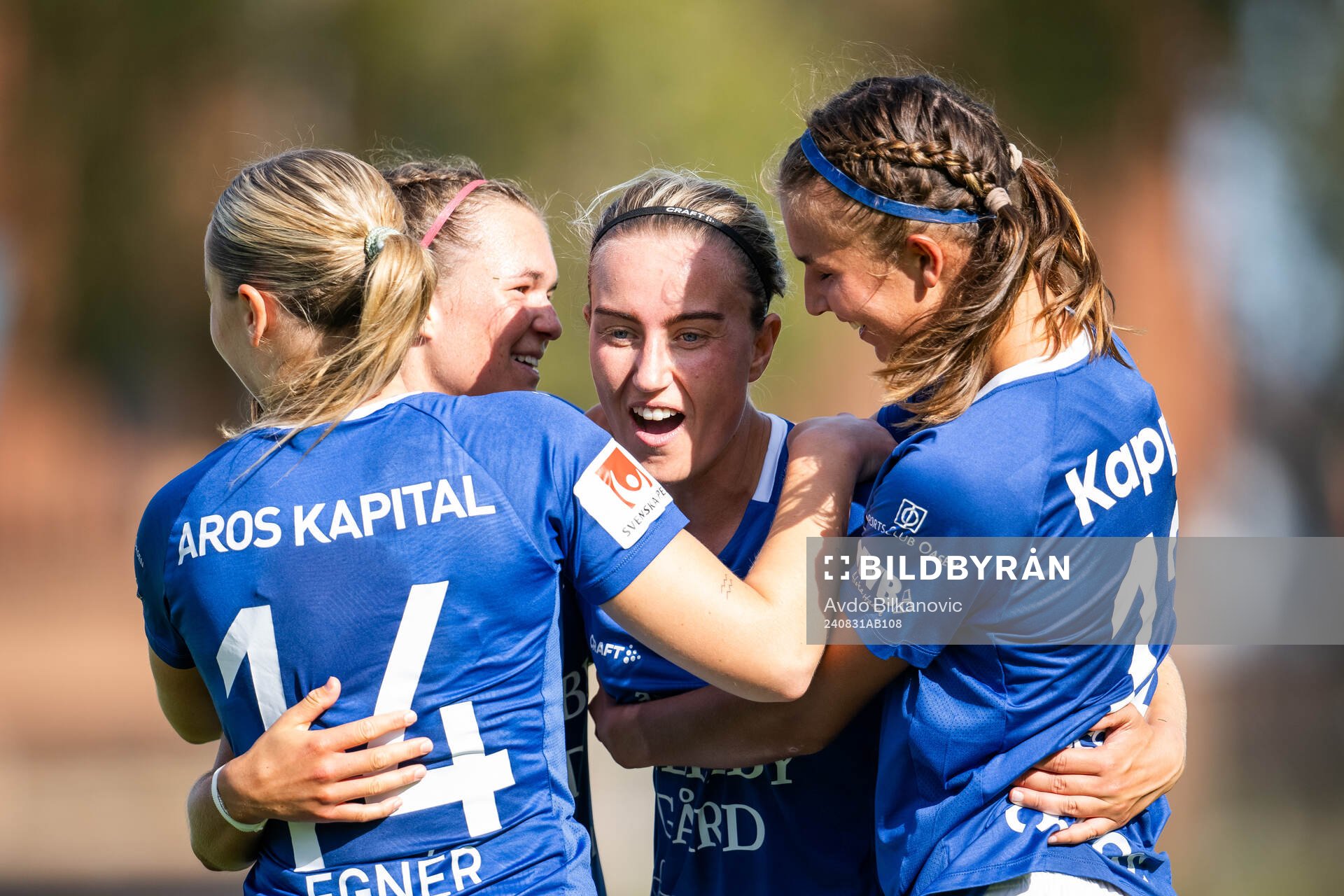Trelleborgs Viktoria Persson jublar