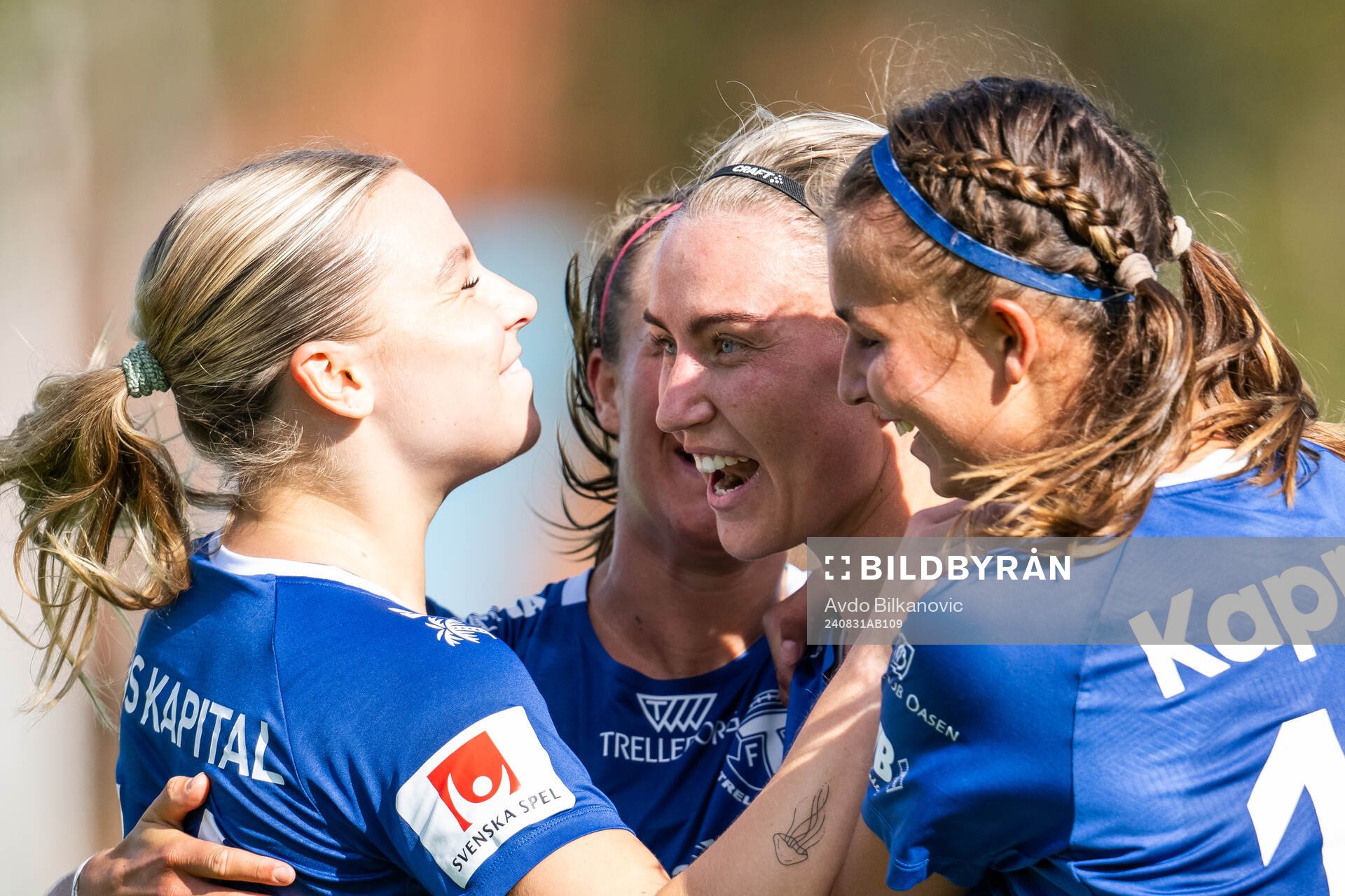 Trelleborgs Viktoria Persson jublar