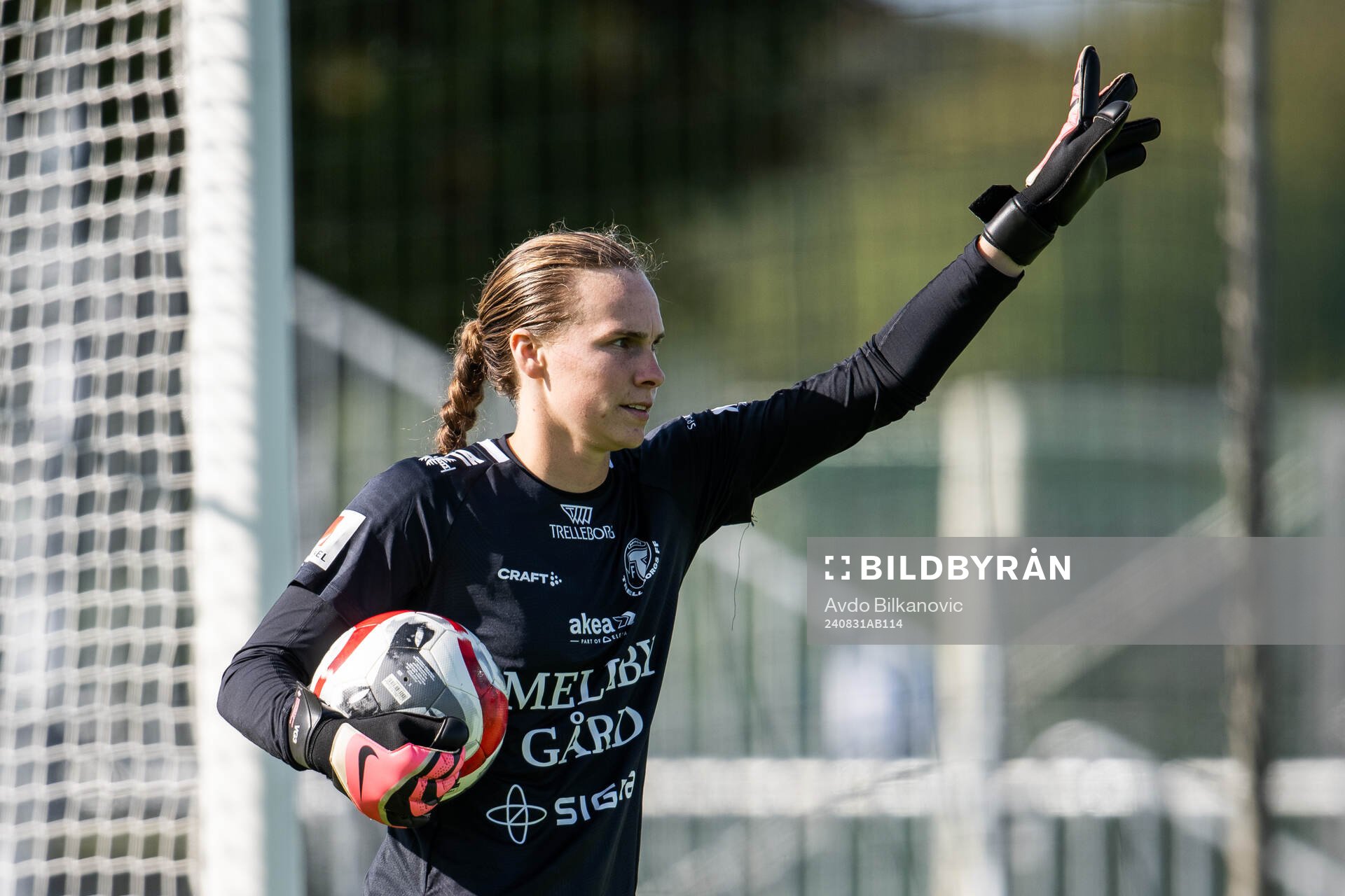 Trelleborgs målvakt Halle Elizabeth Mackiewicz