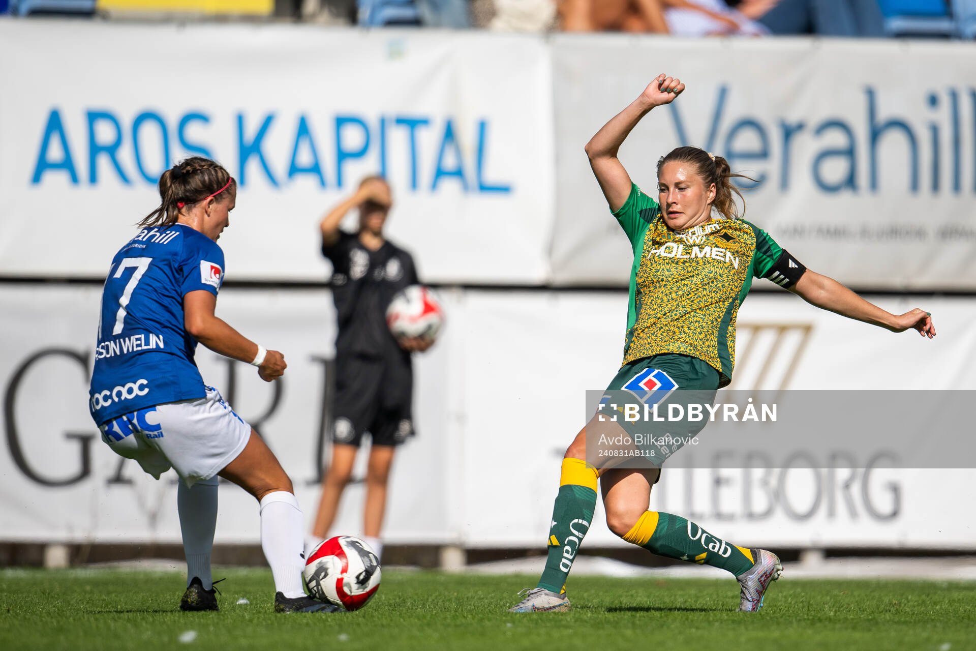 Trelleborgs Erica Persson Welin och IFK Norrköpings Fanny