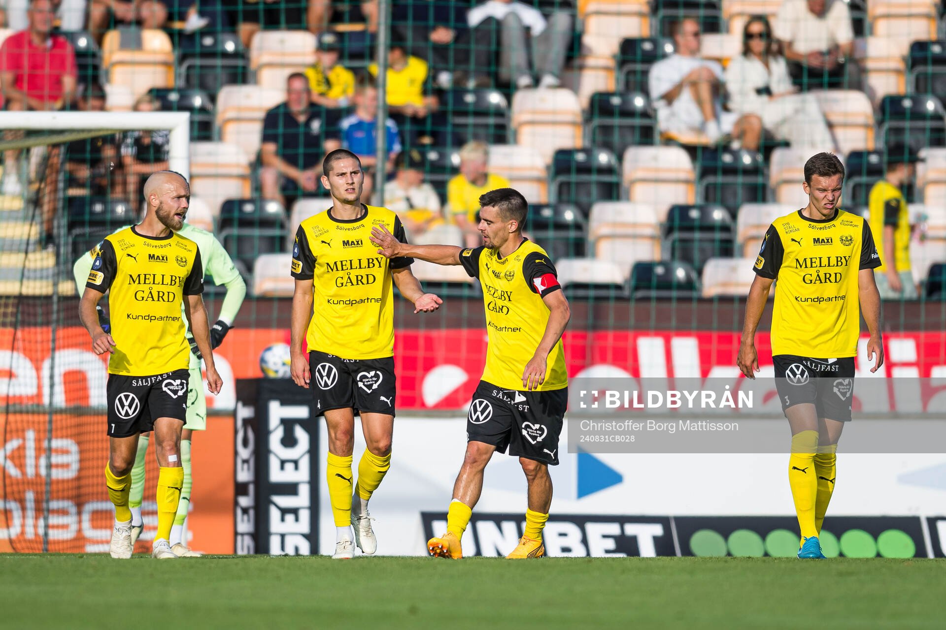 Mjällbys Viktor Gustafson, Rasmus Wikström, Jesper