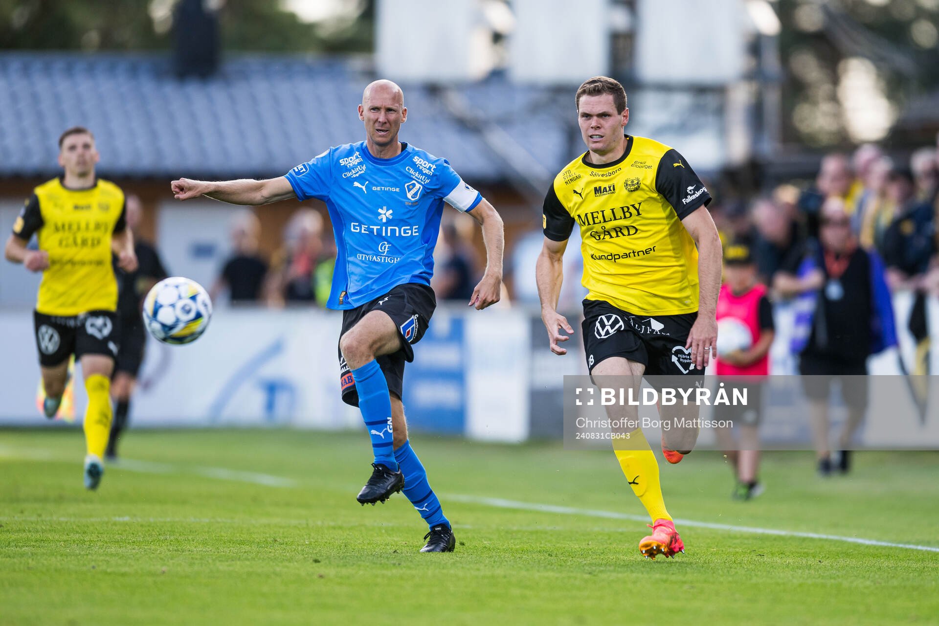 Halmstads Andreas Johansson och Mjällbys Jacob Bergström