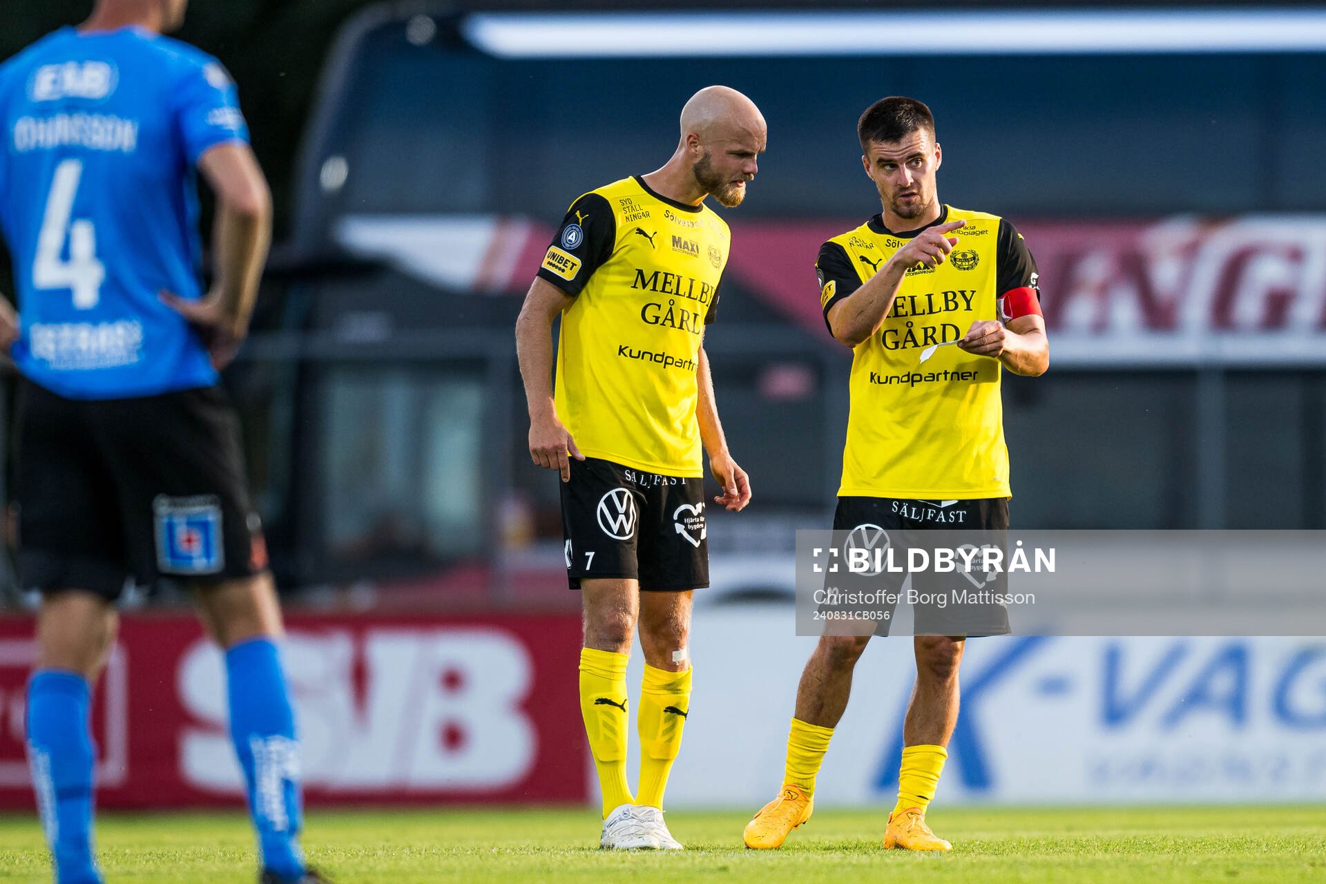 Mjällbys Viktor Gustafson och Jesper Gustavsson