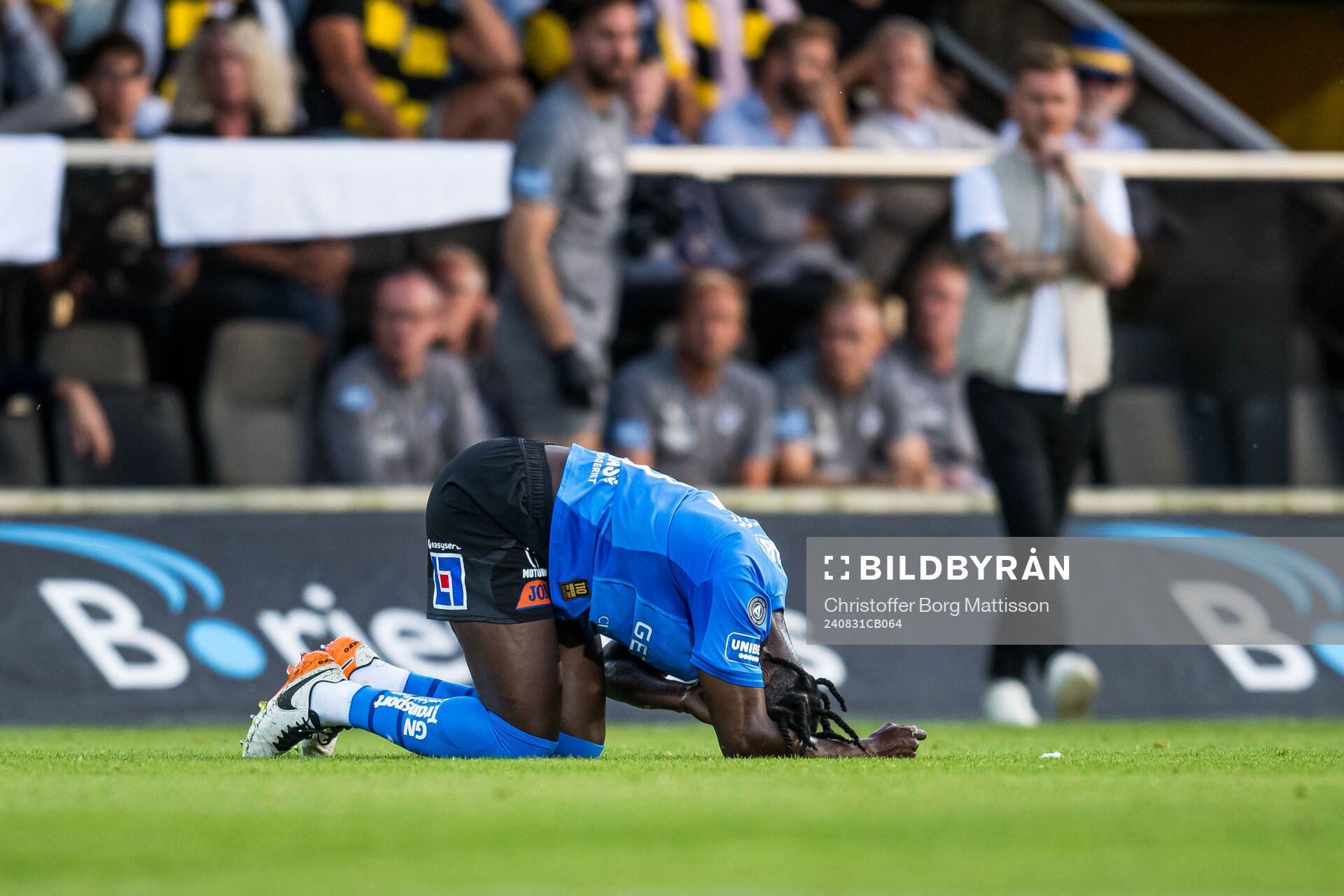 Halmstads Joseph Baffoe deppar
