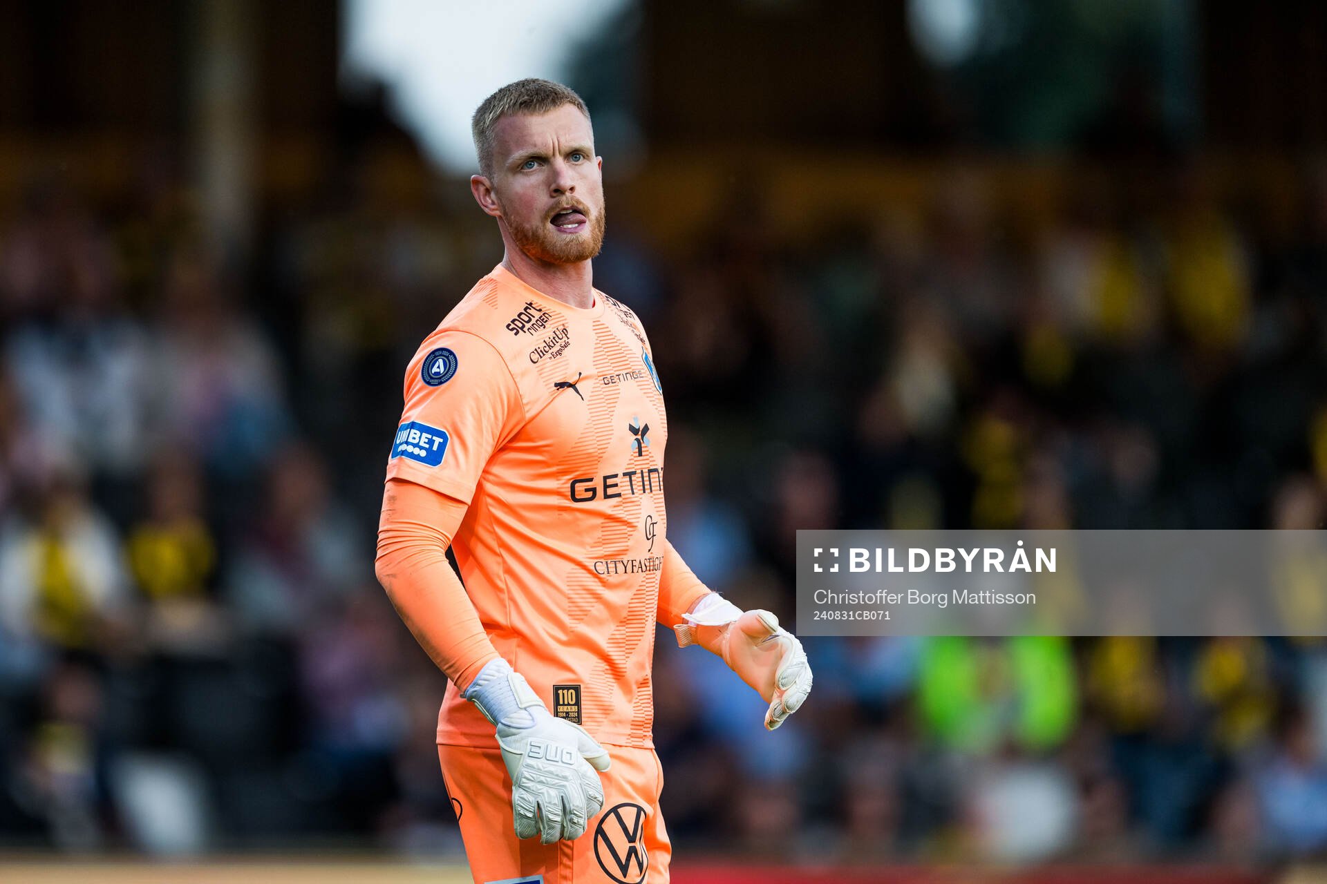 Halmstads målvakt Tim Erlandsson