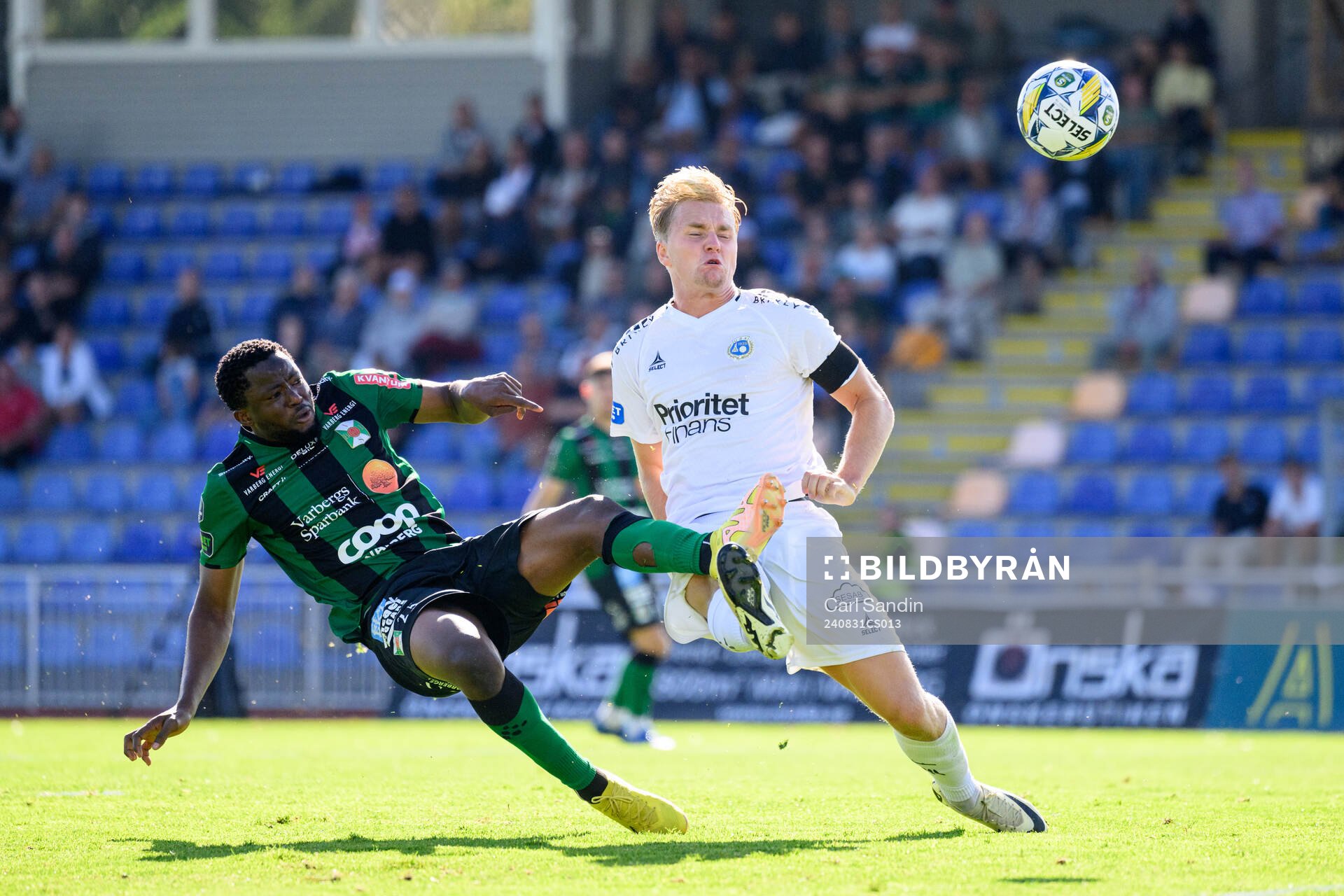 Varbergs Azeez Temitope Yusuf och Utsiktens Sebastian