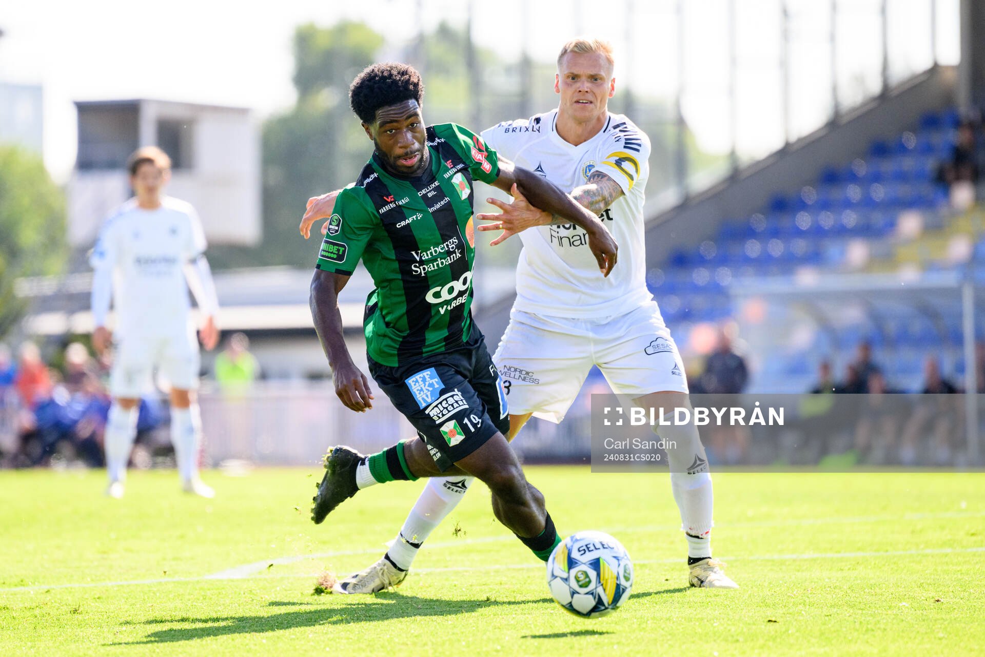Varbergs Kevin Appiah Nyarko och Utsiktens Jesper Brandt