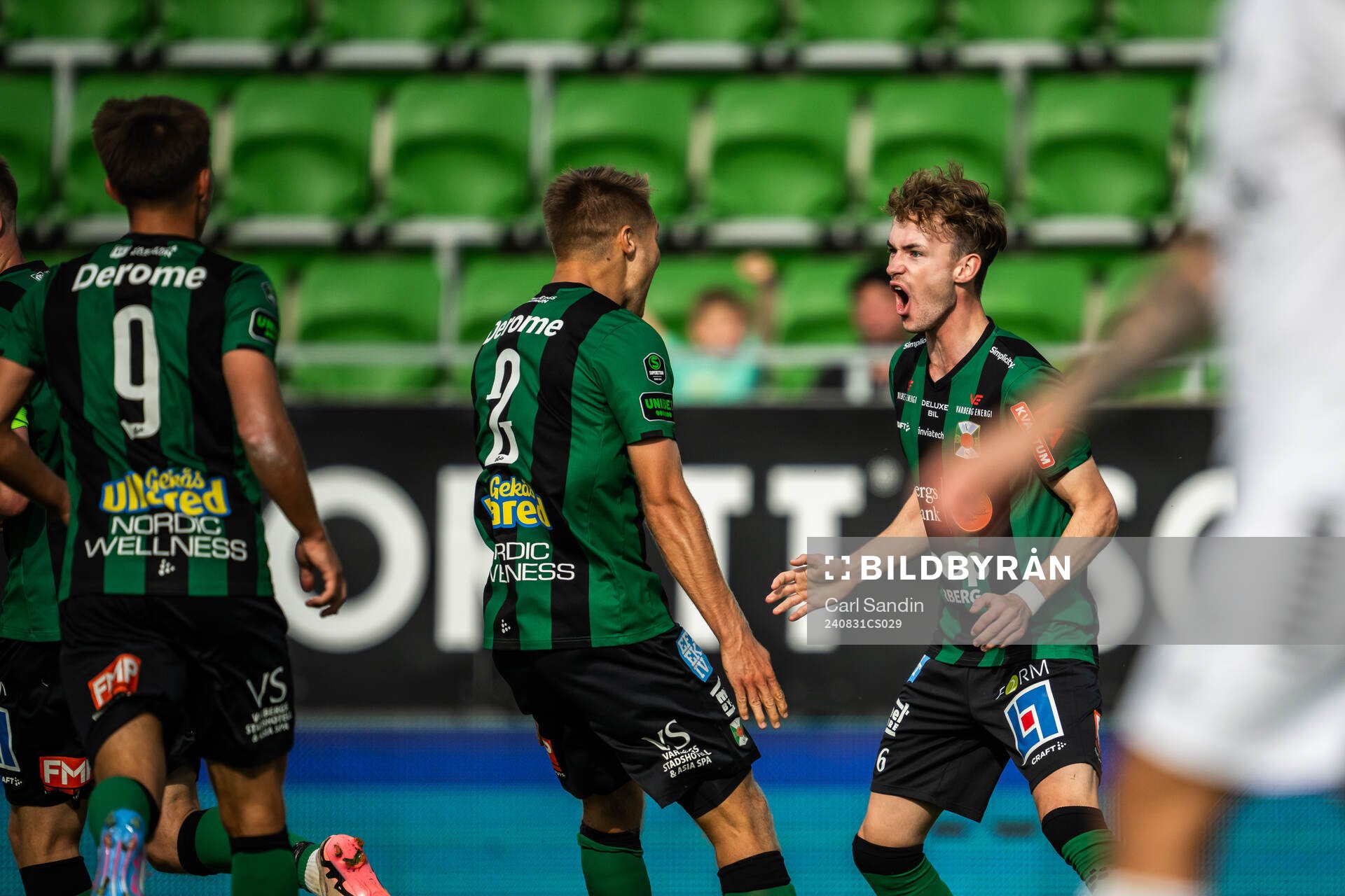 Varbergs Alexander Johansson jublar