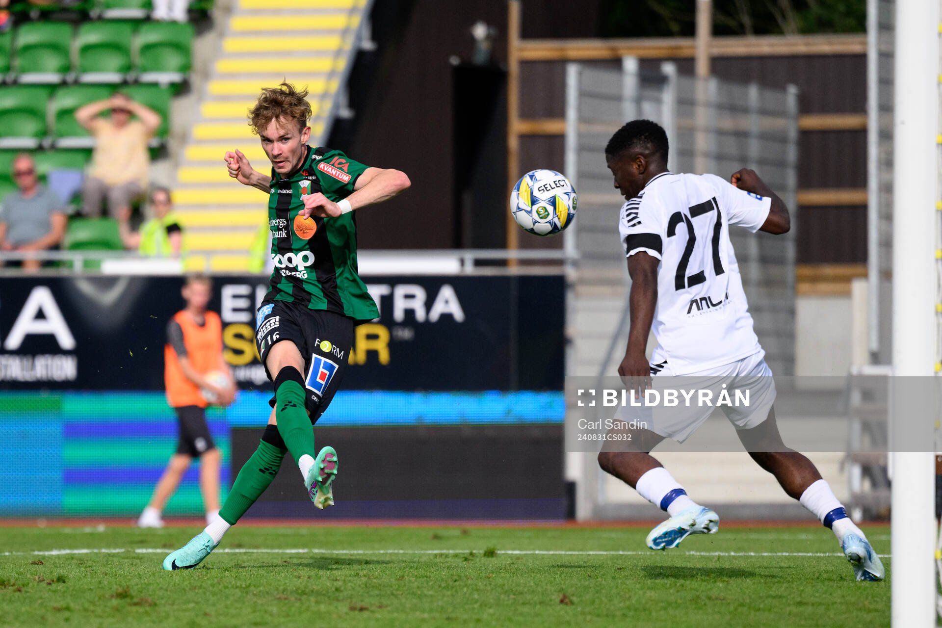 Varbergs Alexander Johansson gör 1-1