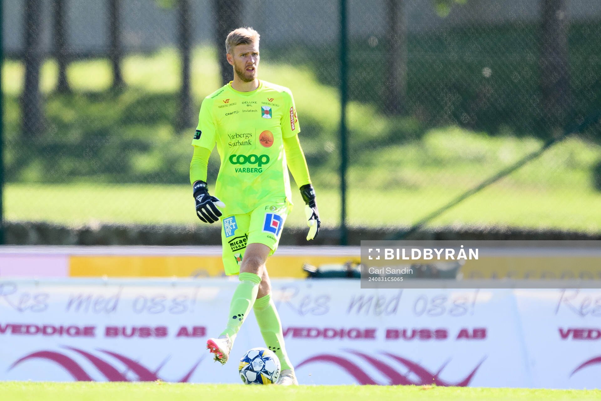 Varbergs målvakt Fredrik Andersson