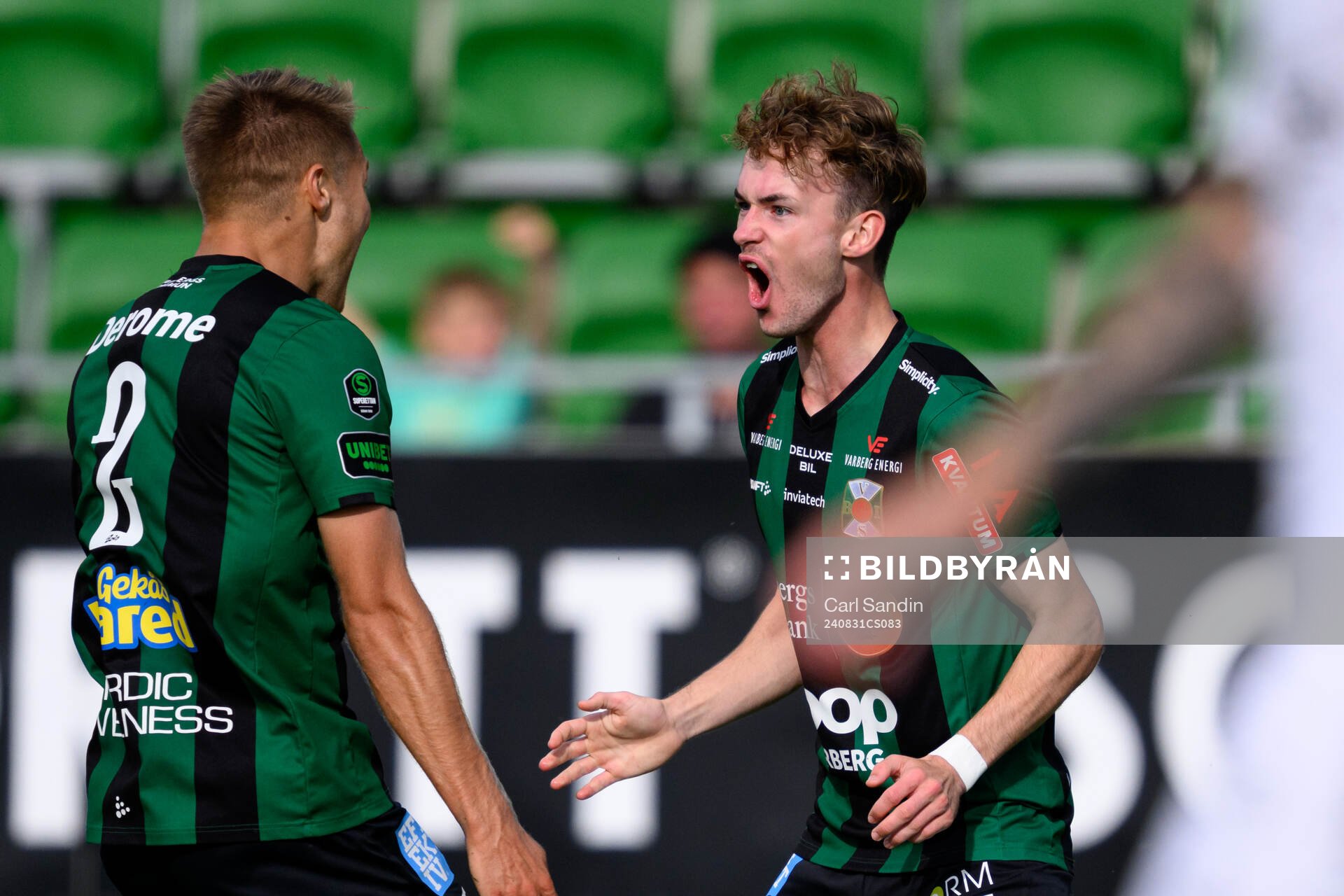Varbergs Alexander Johansson jublar
