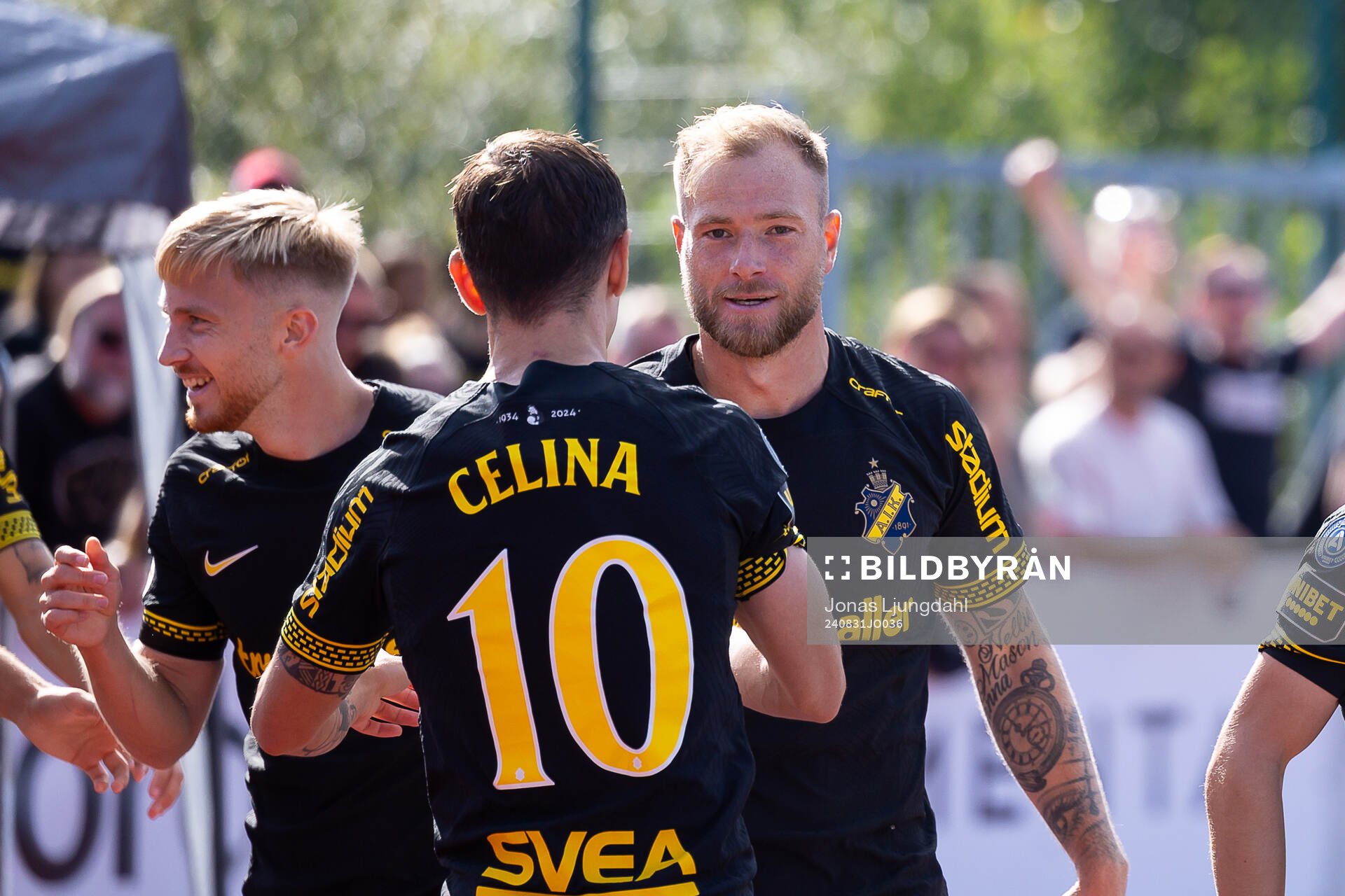 AIKs John Guidetti jublar