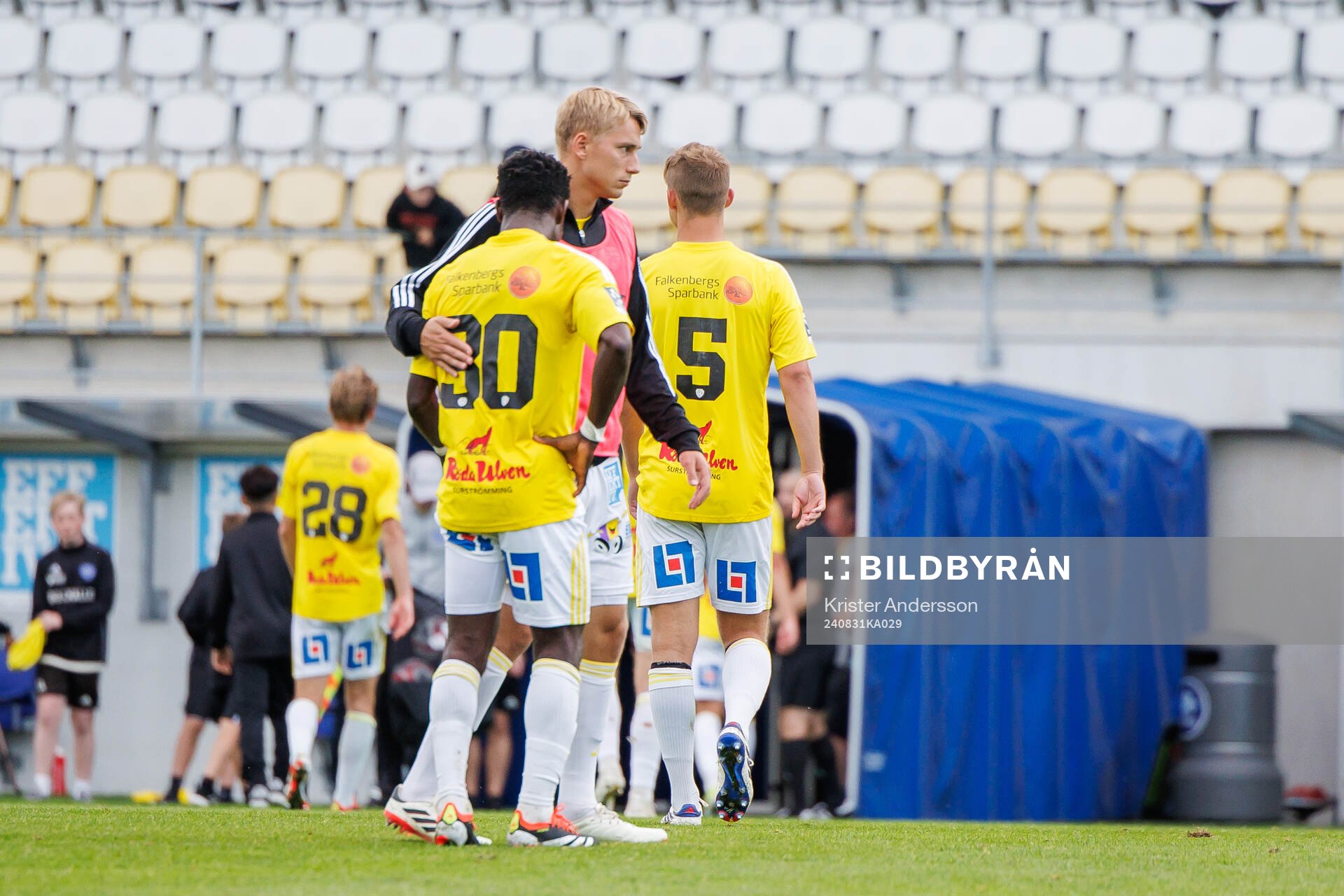 Falkenbergs spelare deppar