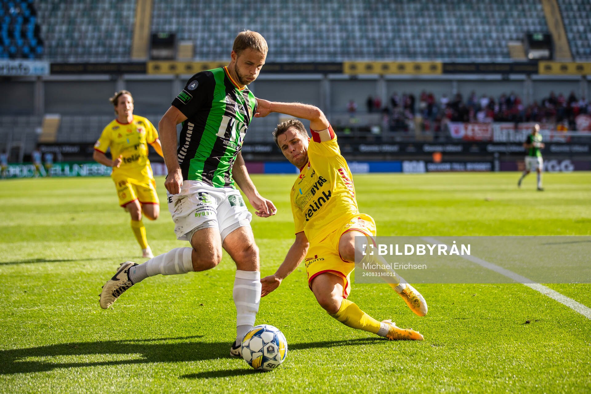 GAIS Gustav Lundgren och Kalmars Simon Skrabb