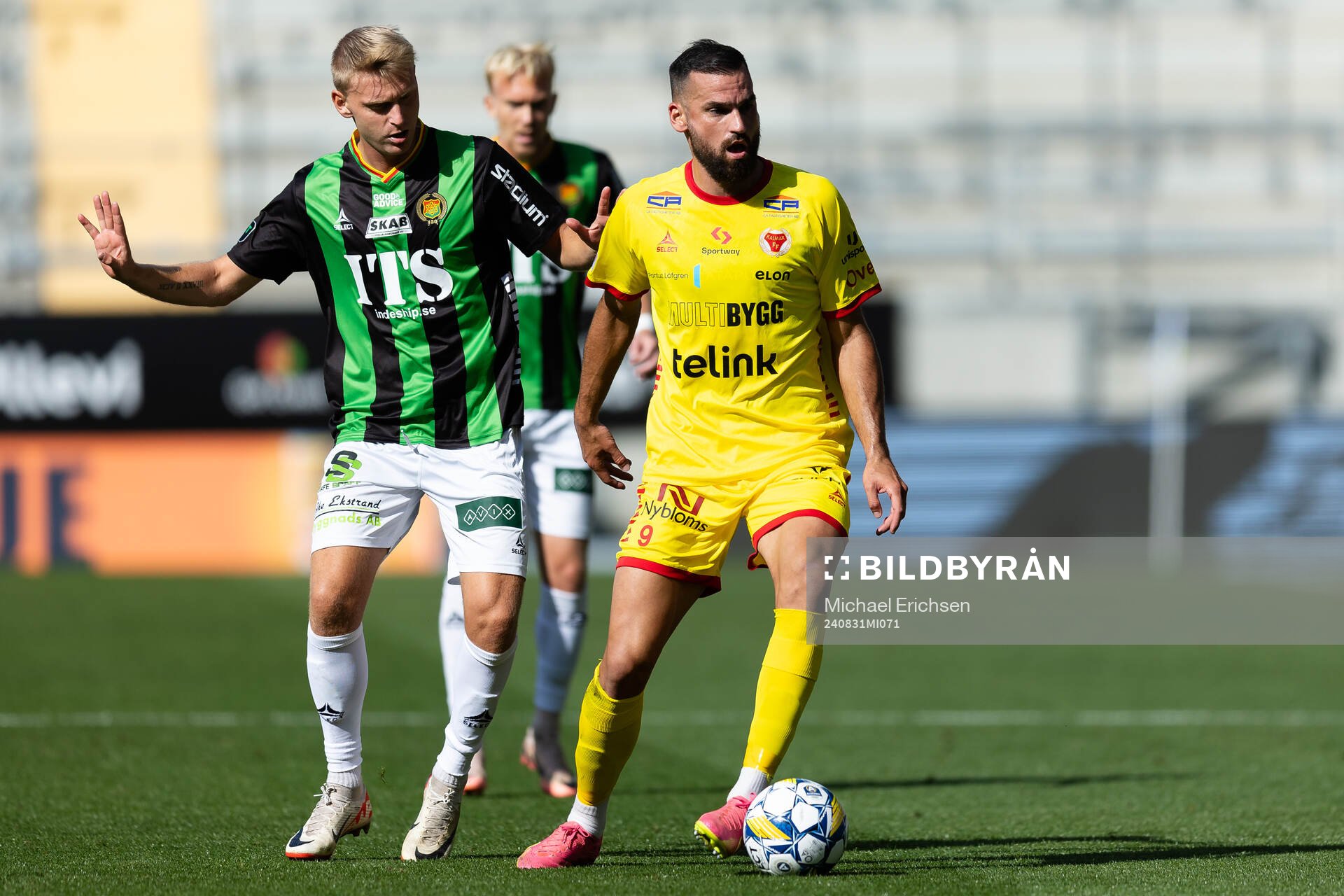 GAIS Joackim Åberg och Kalmars Dino Islamovic