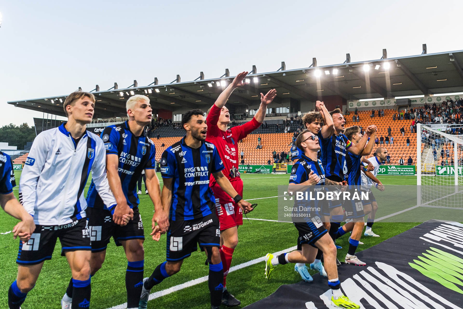 Sirius spelare jublar