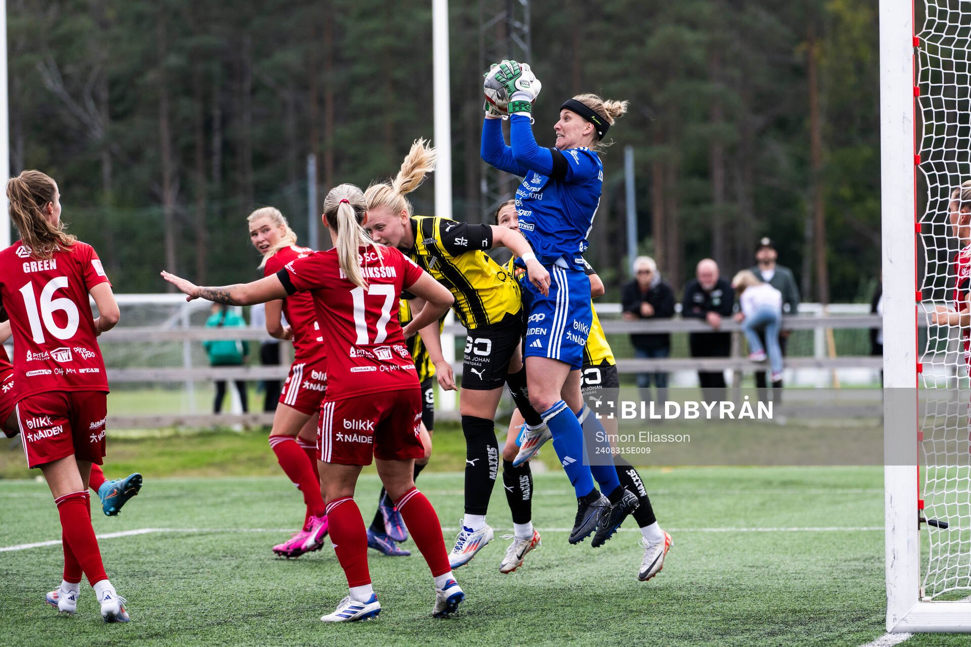 Piteås målvakt Samantha Leshnak Murphy