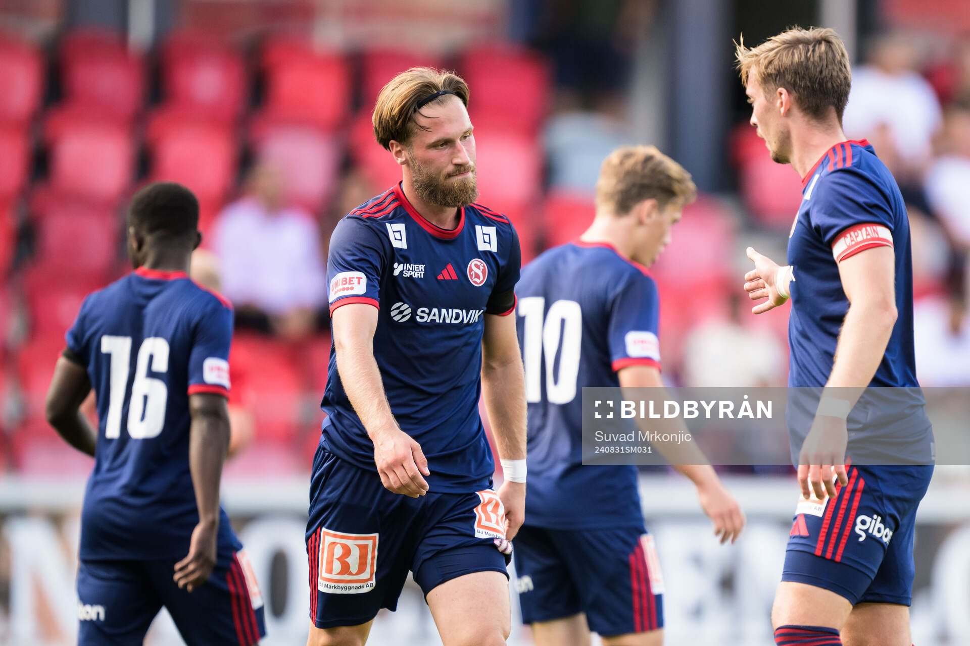 Sandvikens IFs Kasper Harletun deppar